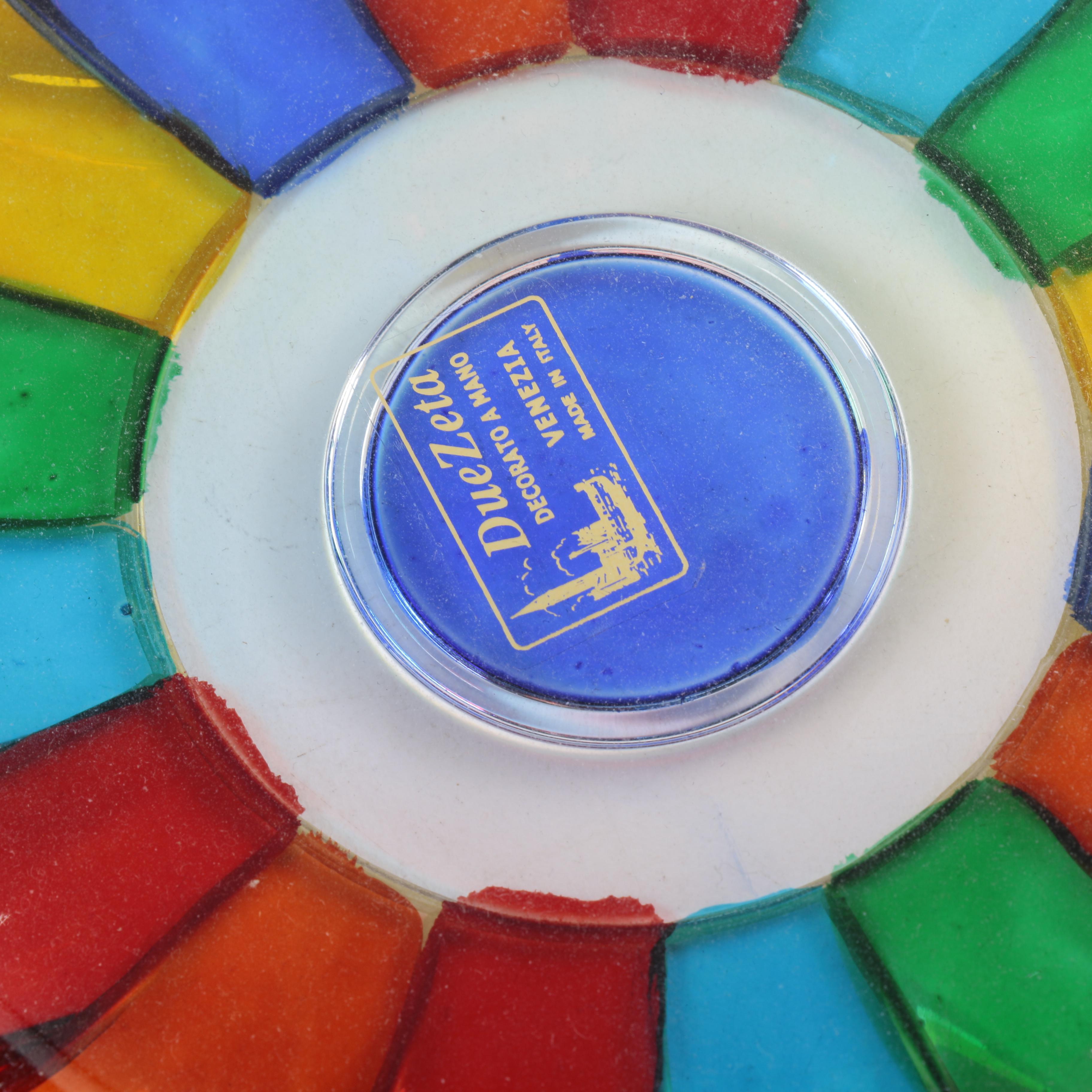 Colorful Hand Made Italian Glass Bowl