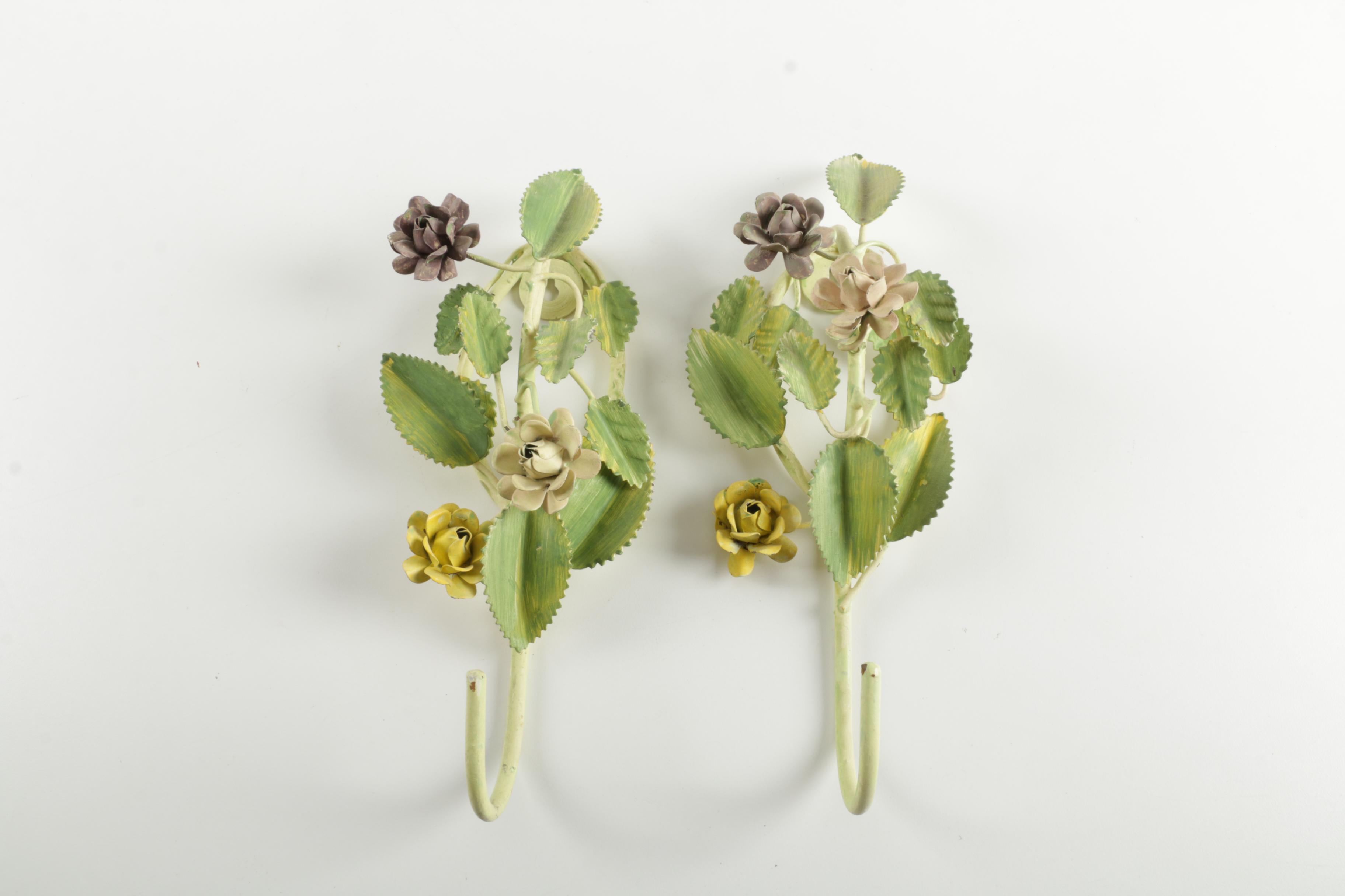 Tole Floral Wall Decor