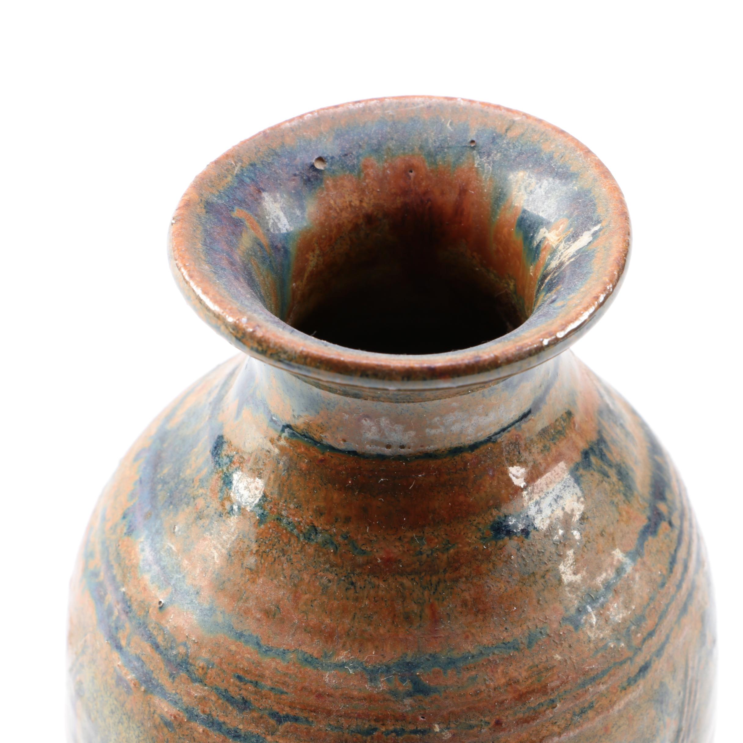 Hand Thrown Stoneware Bowl and Vase