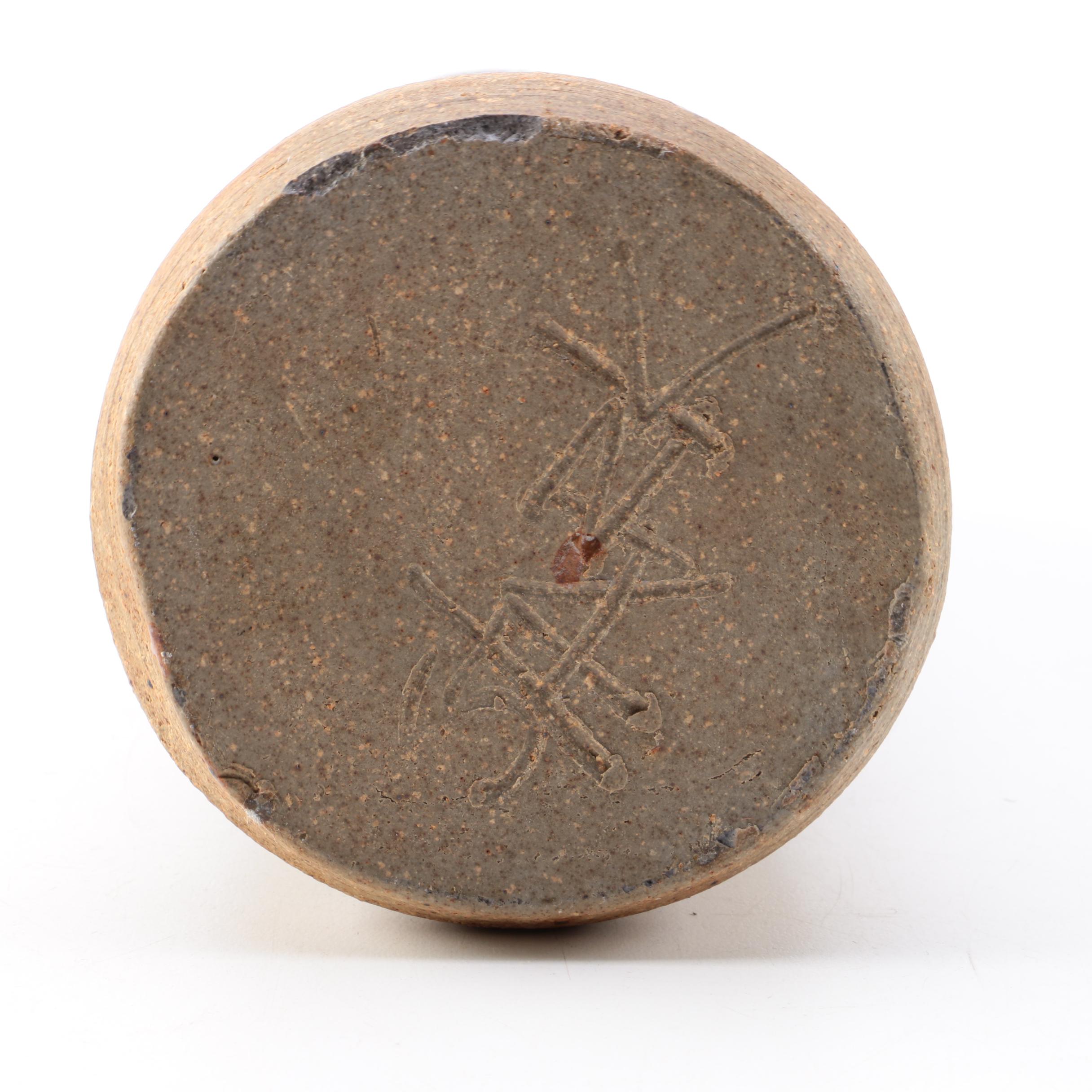 Hand Thrown Stoneware Bowl and Vase