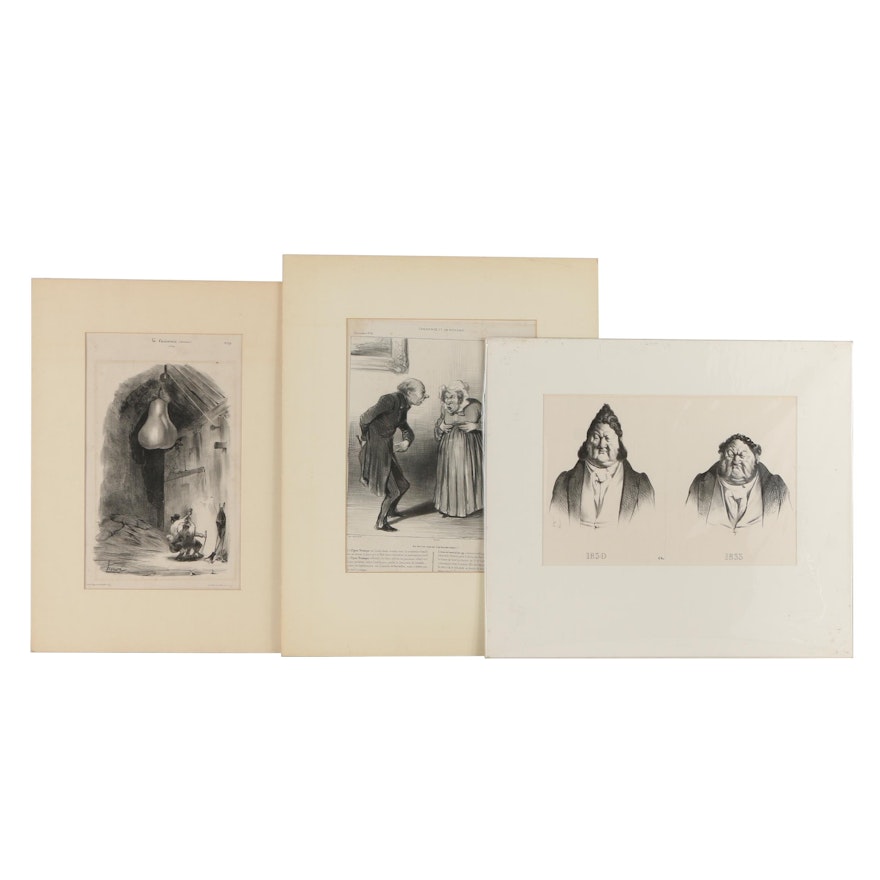 Collection of Honore Daumier Lithographs