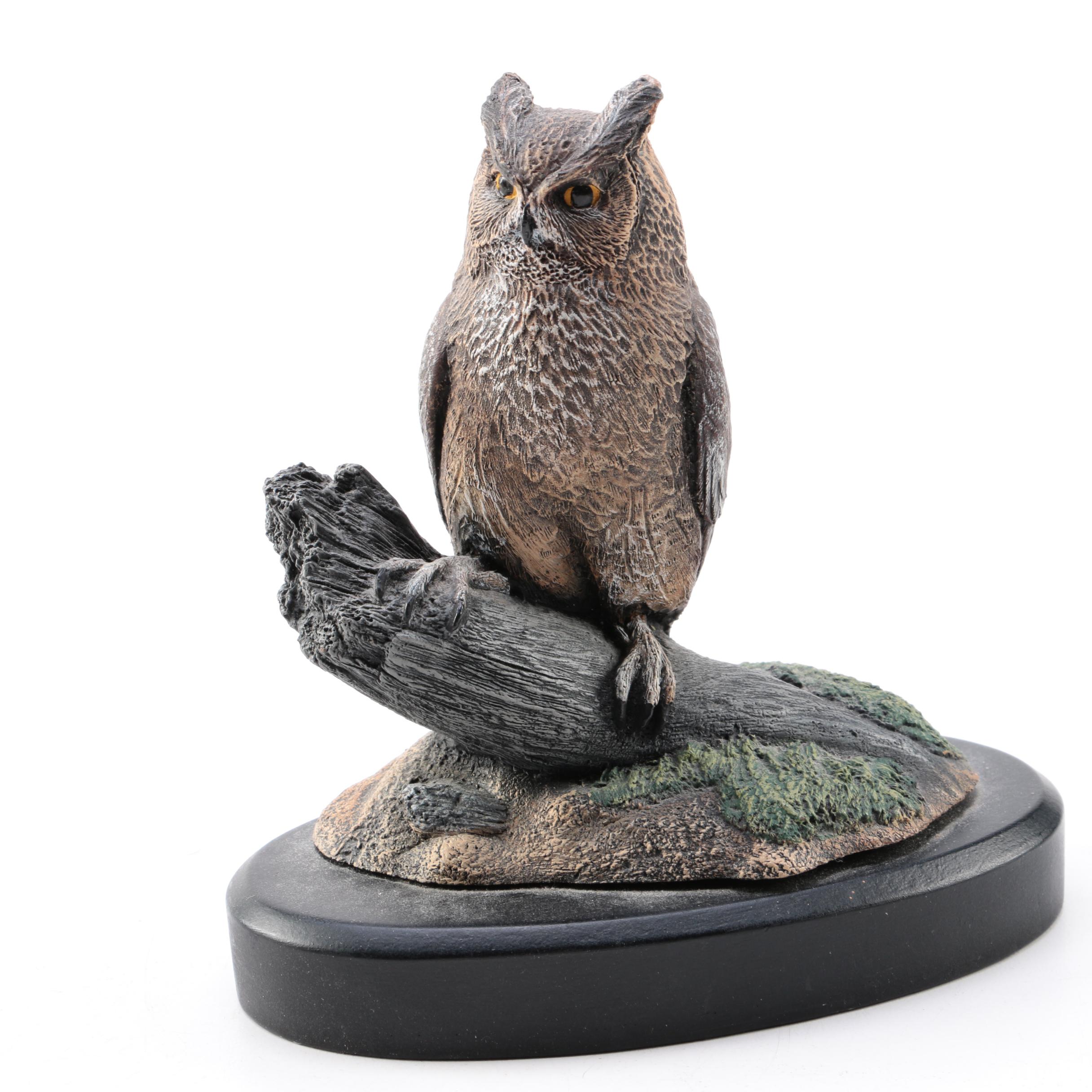 Owl Figurines Including Boehm "American Owl Collection" Figures