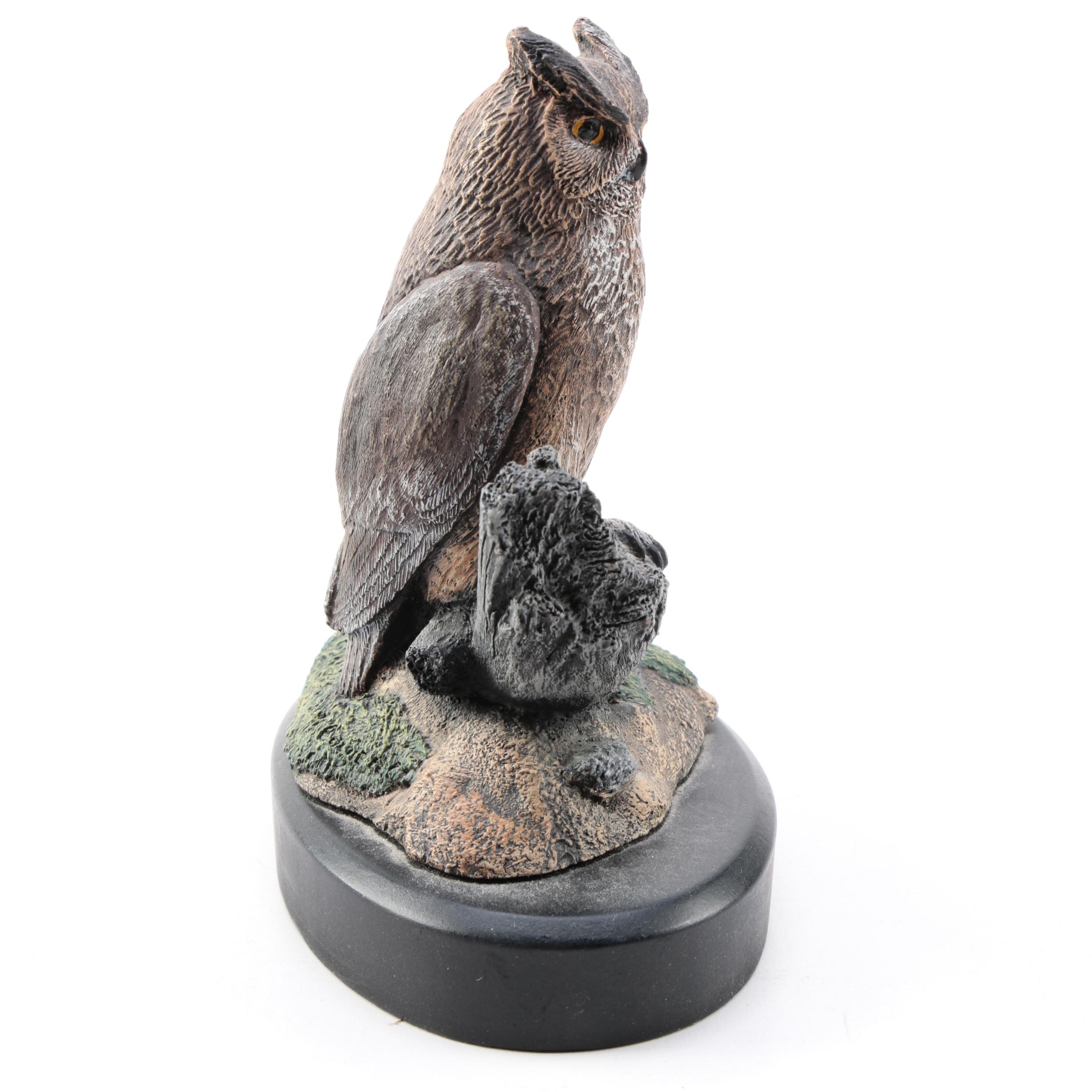 Owl Figurines Including Boehm "American Owl Collection" Figures