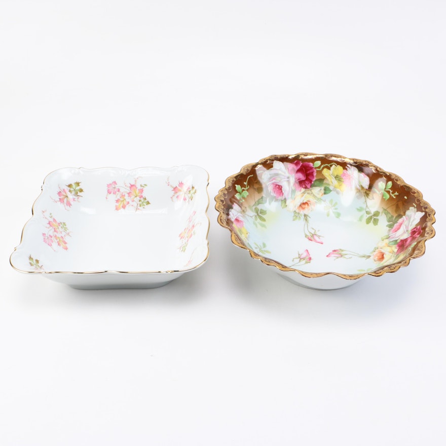 Porcelain Bowls including Edelstein "Autumn Leaves"