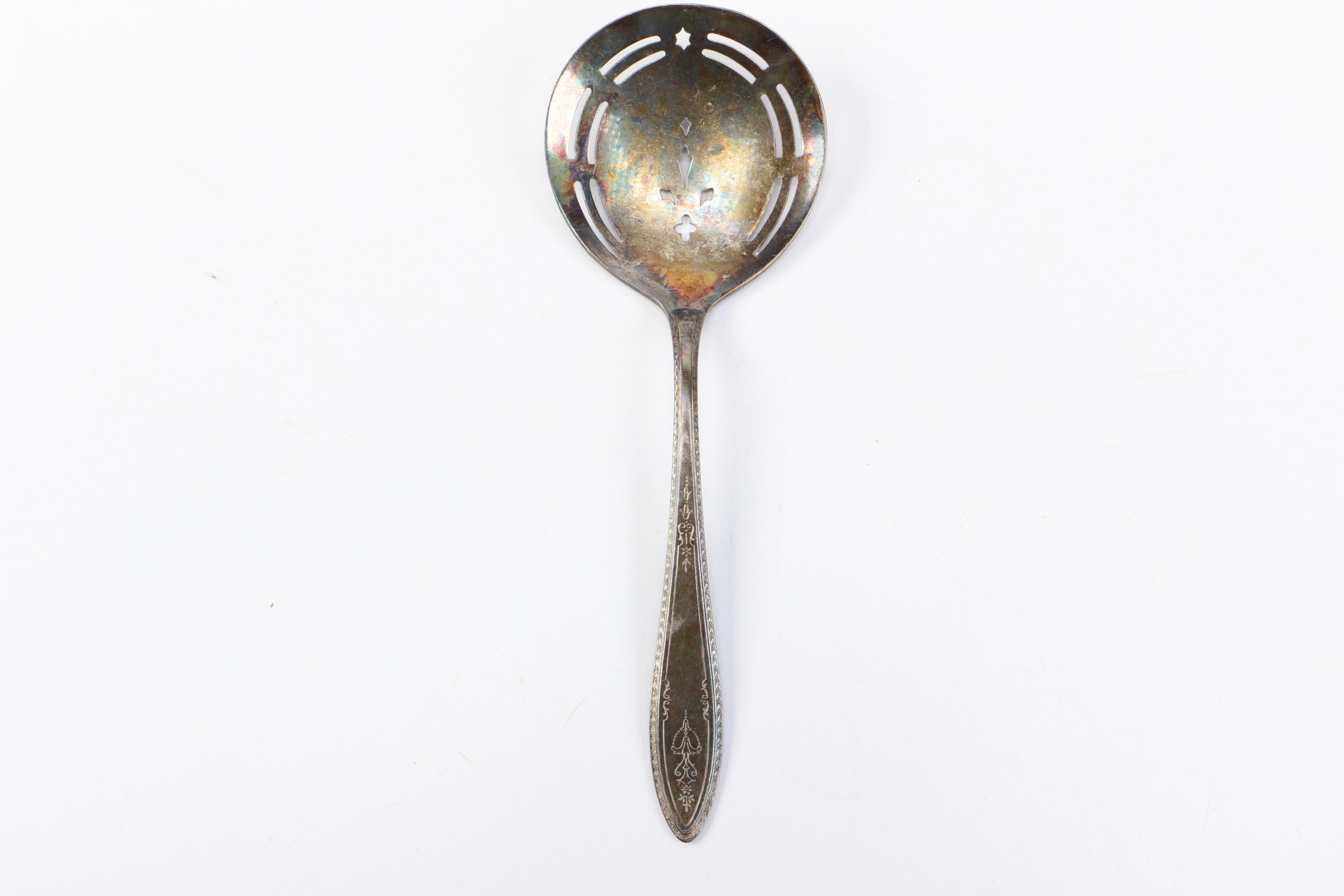 Assorted Silver Plate Serving Utensils Featuring Gorham