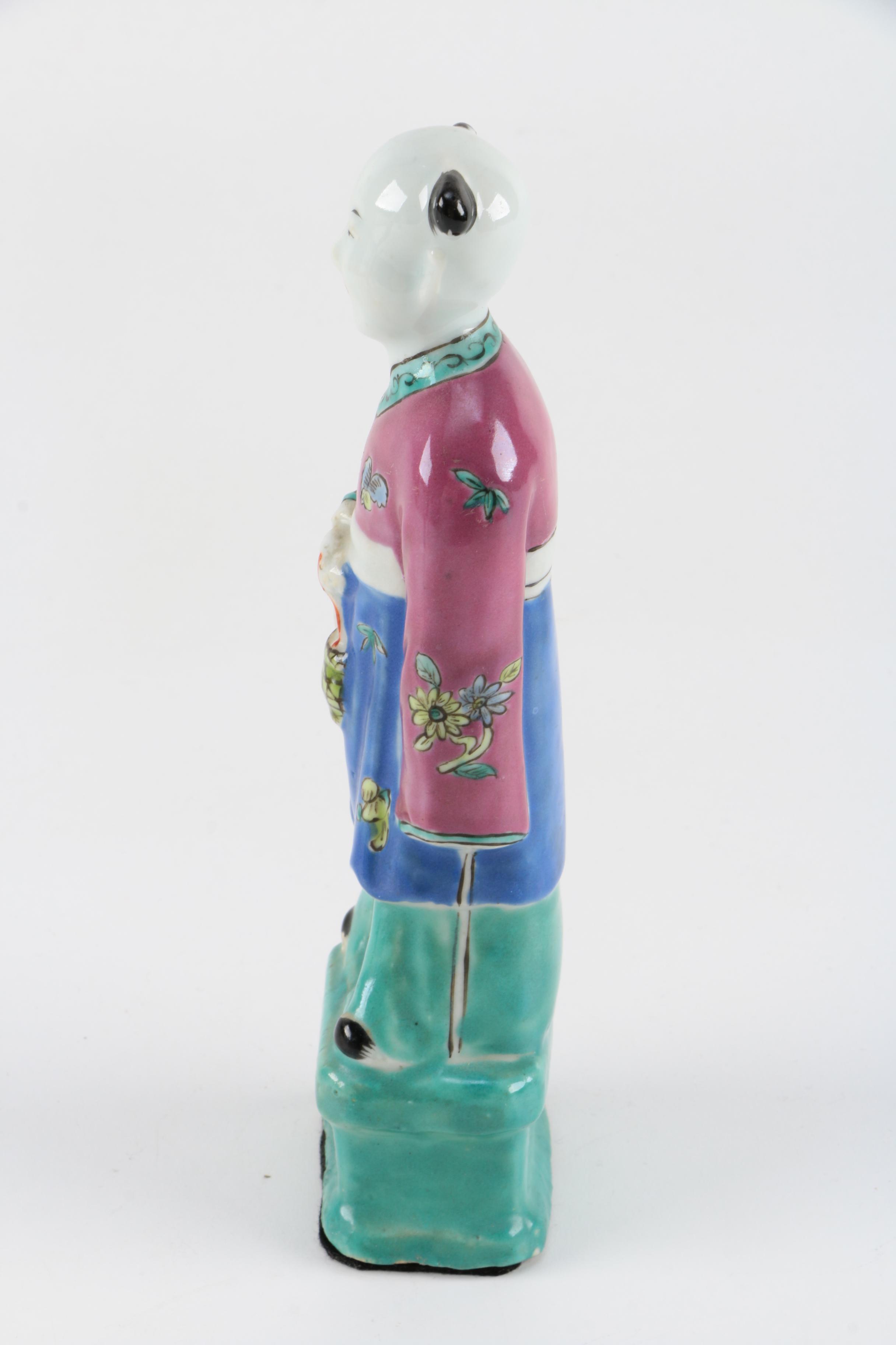A Set of Vintage Porcelain Chinese Figurines