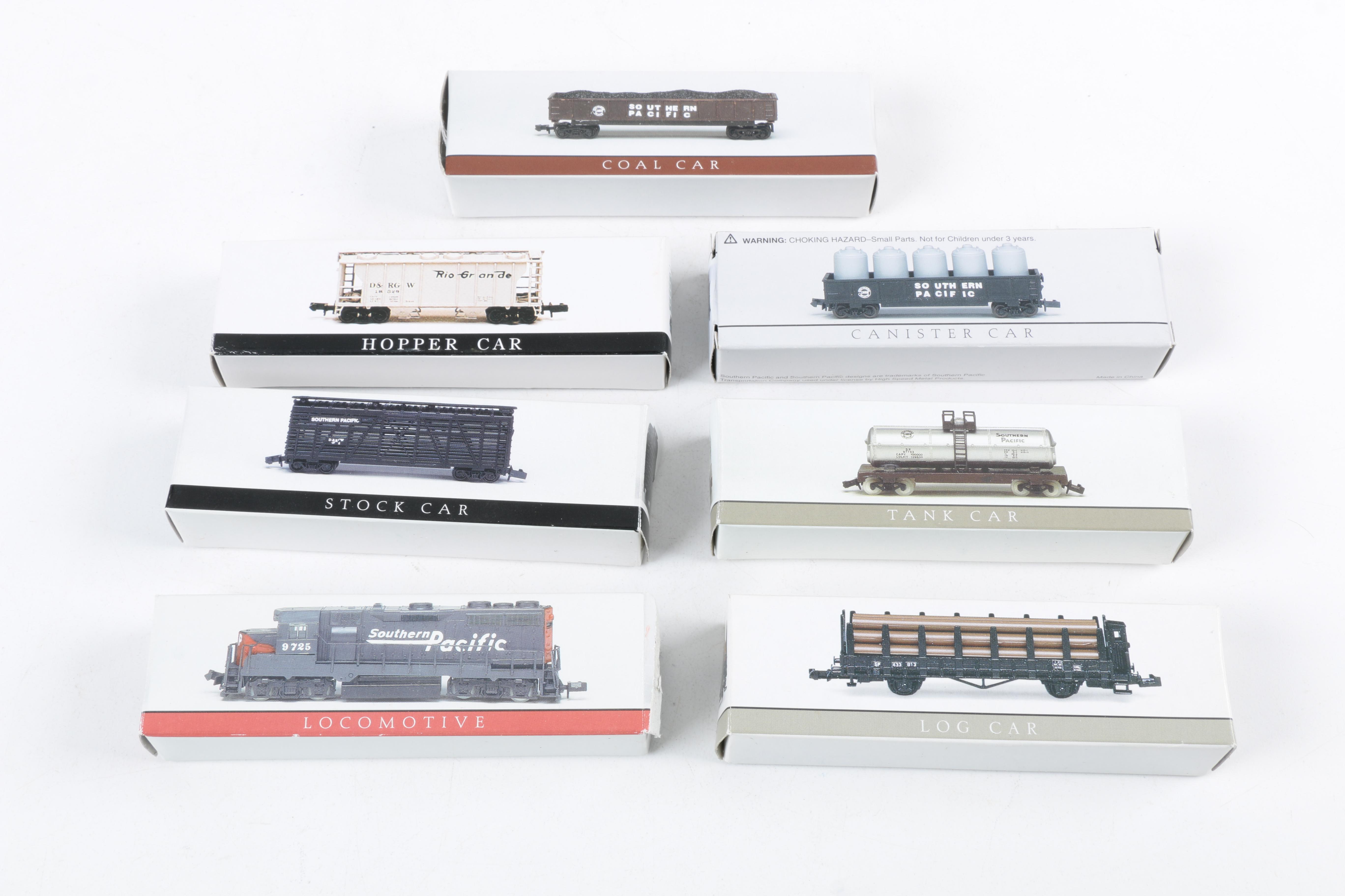 HO and N Scale Model Train Cars