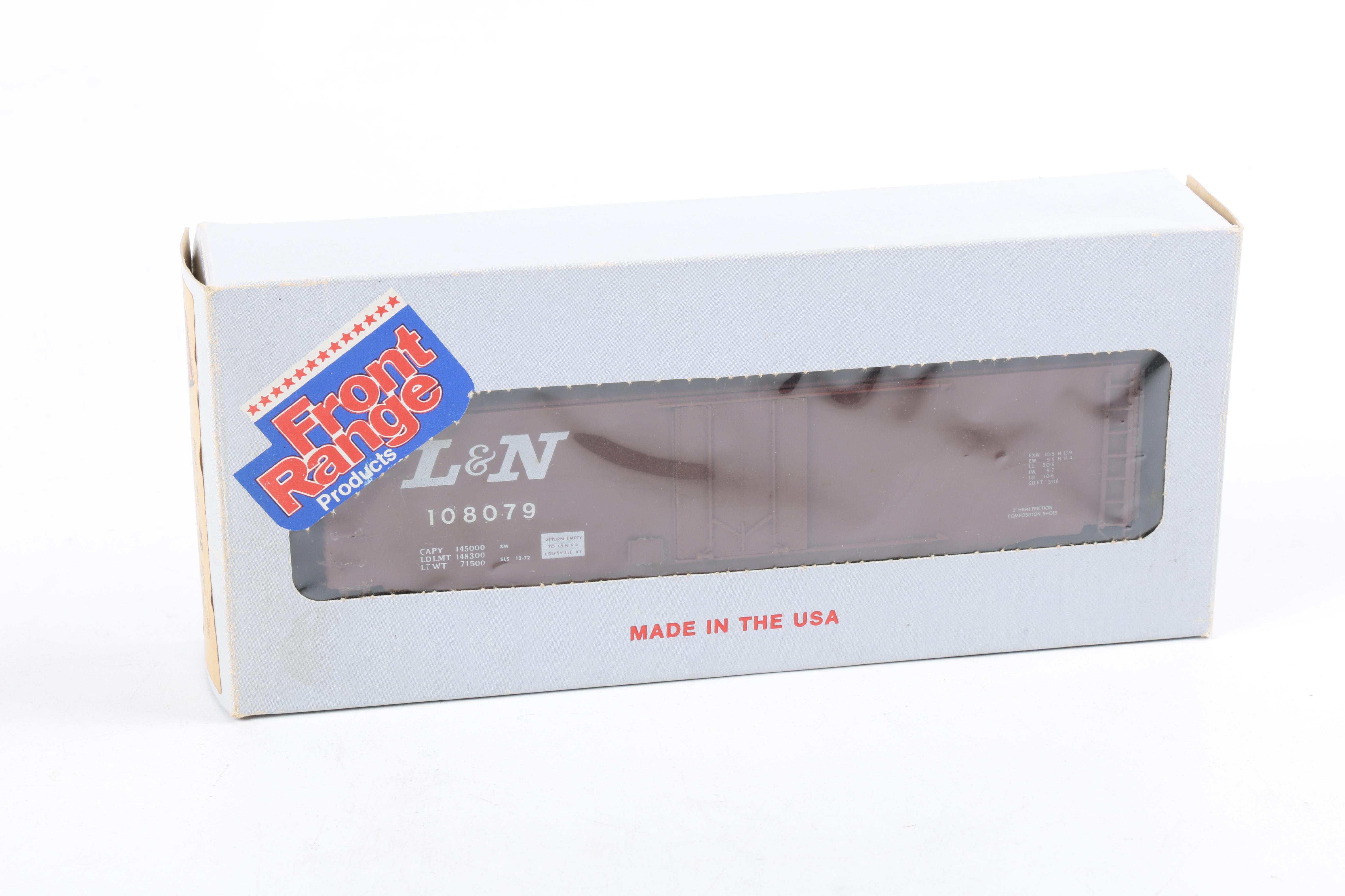 HO and N Scale Model Train Cars