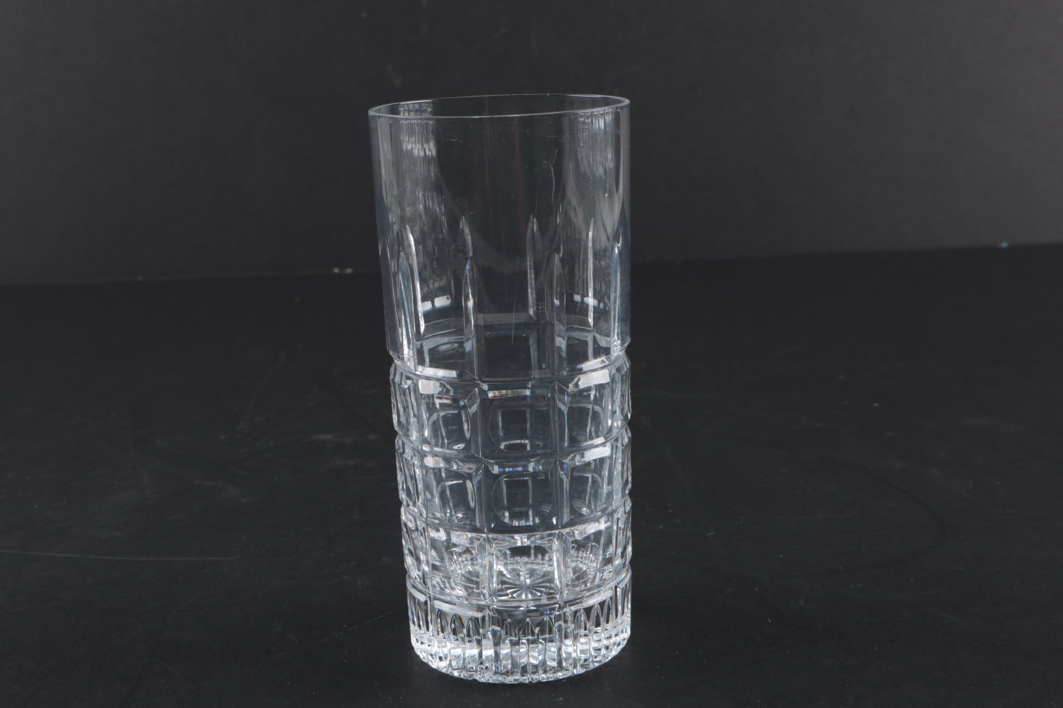 Crystal Tumbler and Highball Glasses