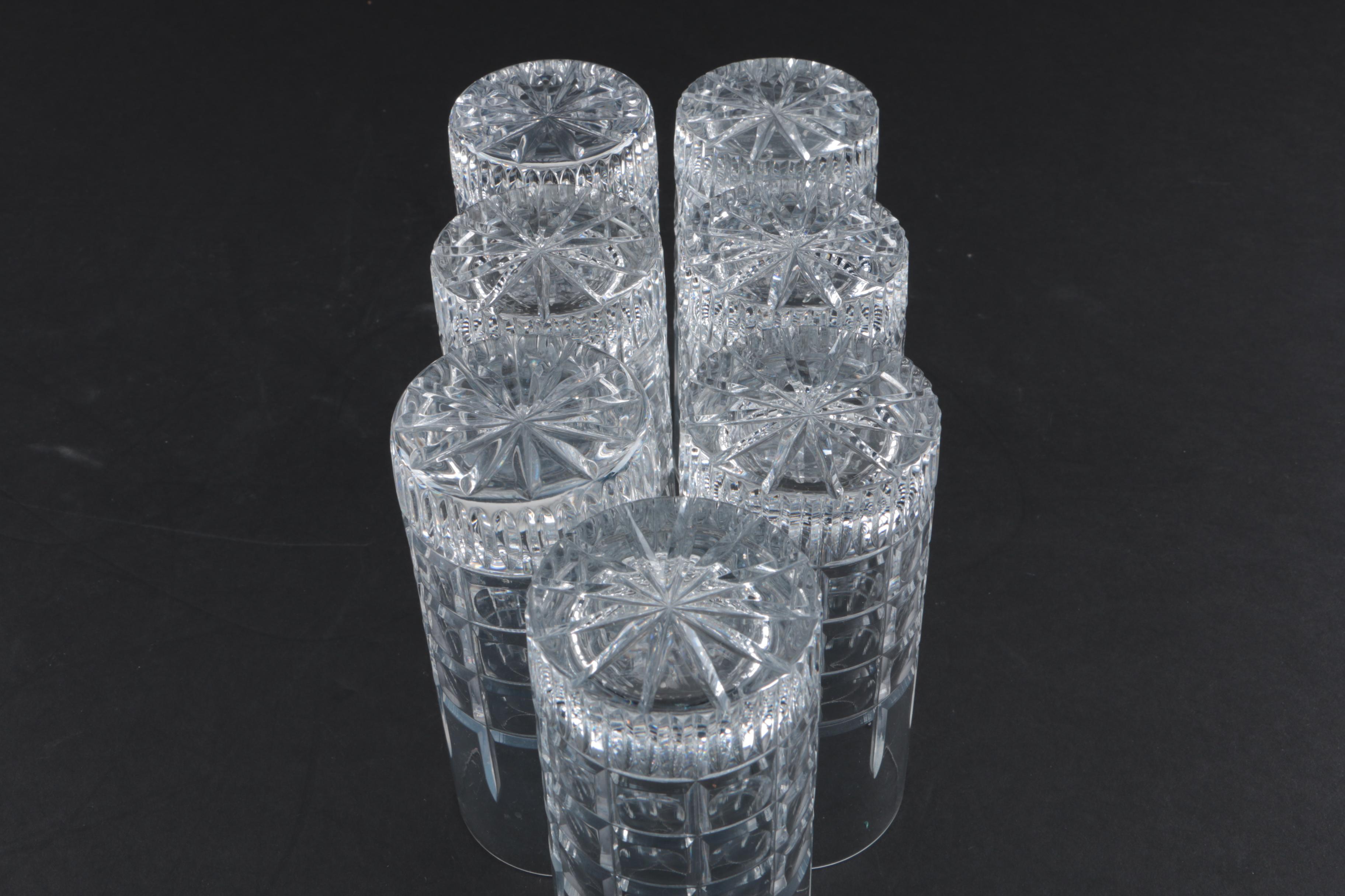 Crystal Tumbler and Highball Glasses