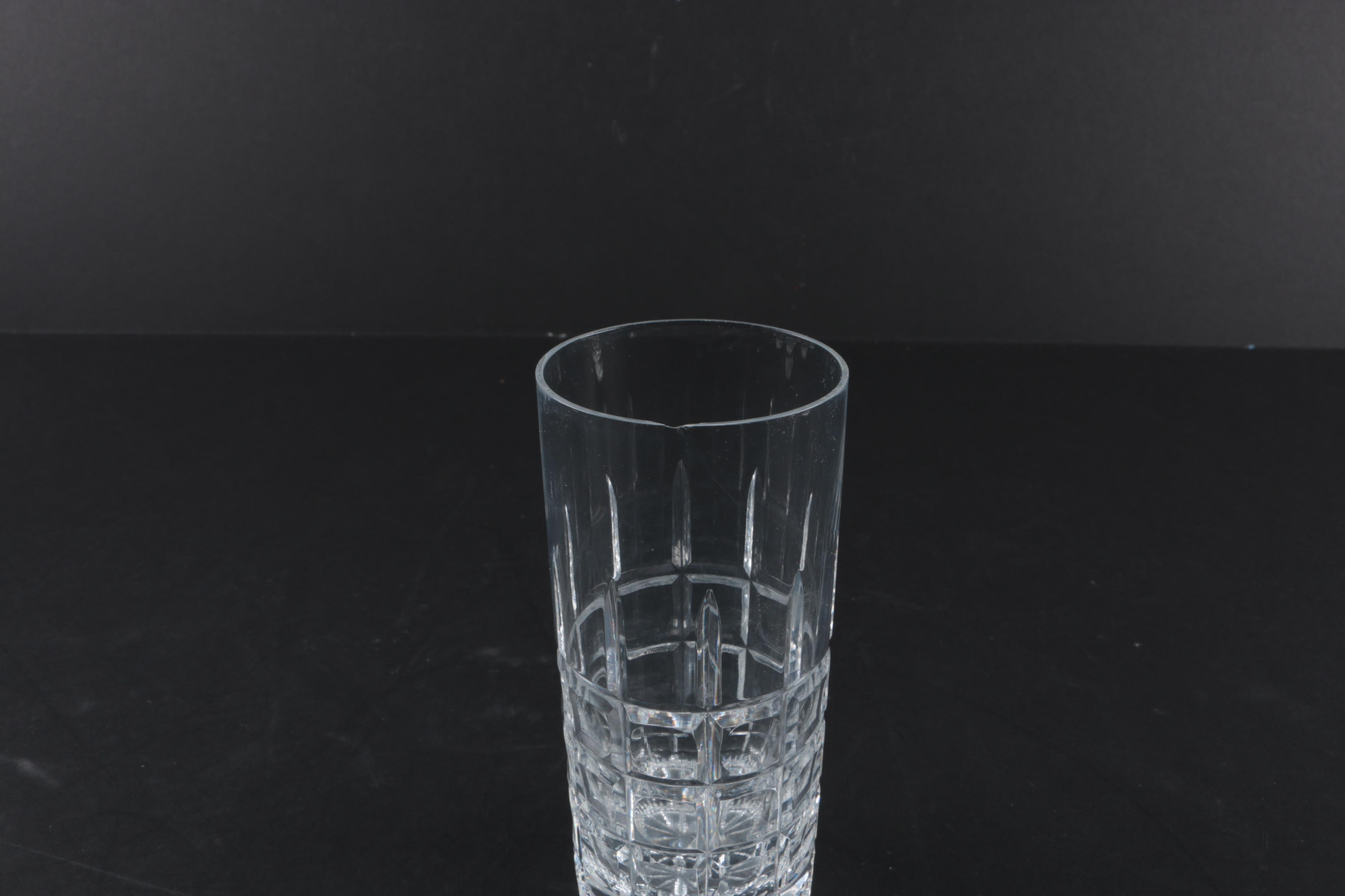 Crystal Tumbler and Highball Glasses