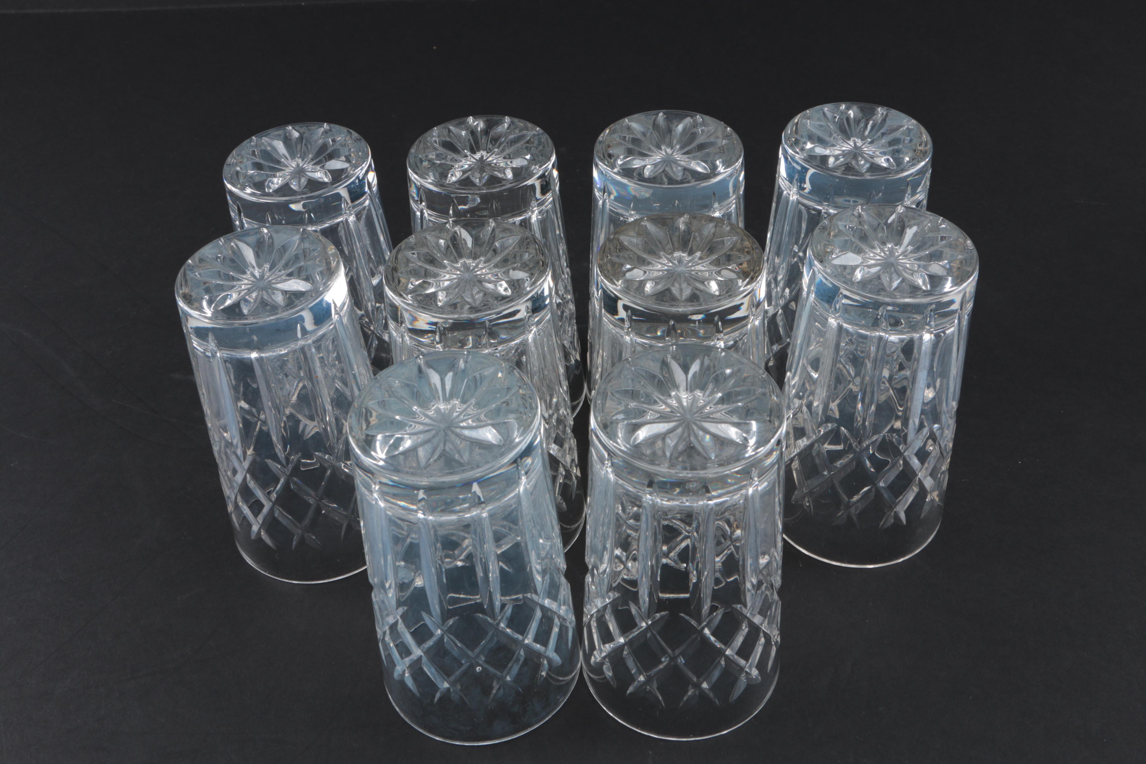 Crystal Tumbler and Highball Glasses