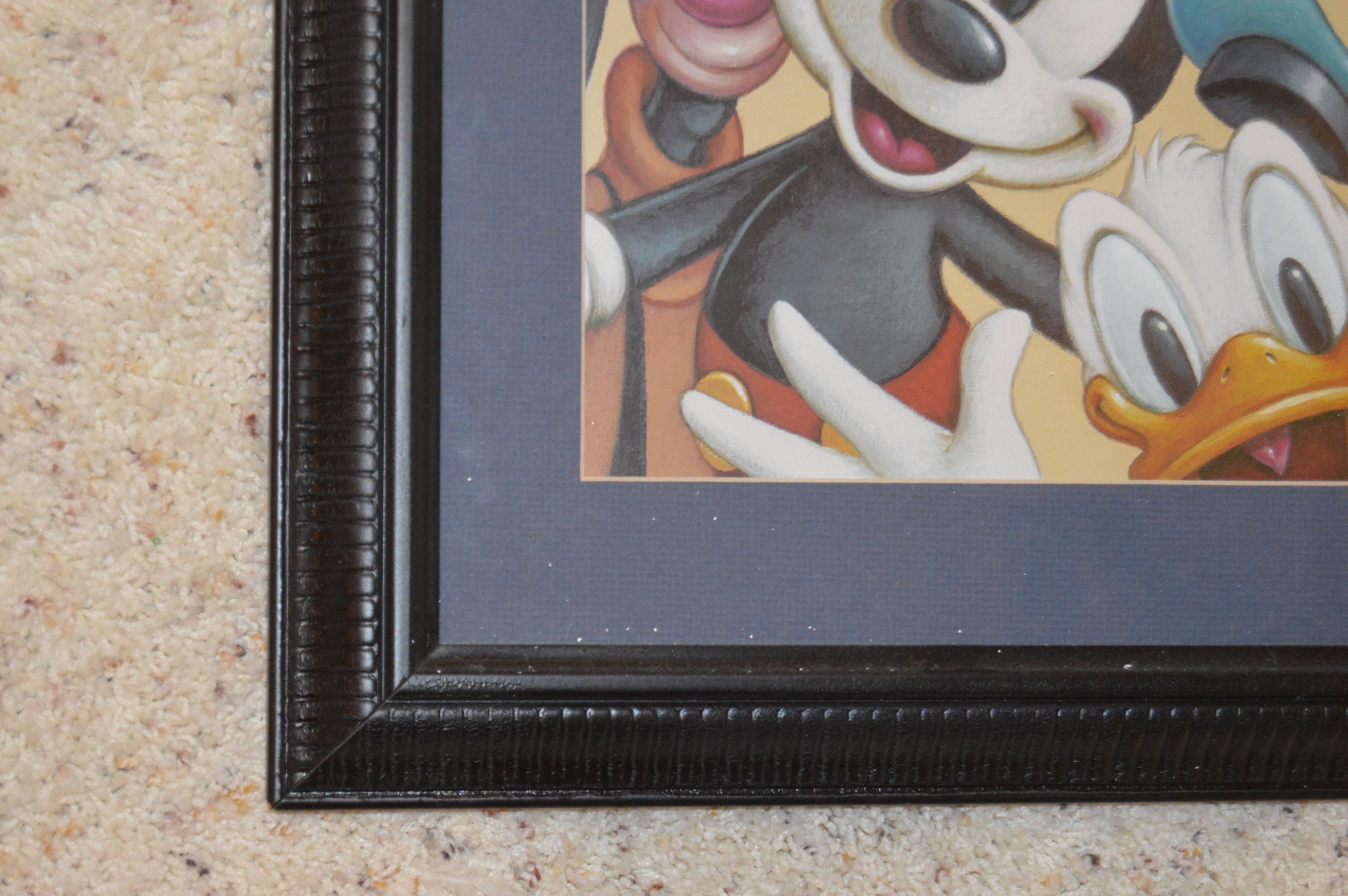 Collection of Four Framed Disney Offset Lithographs