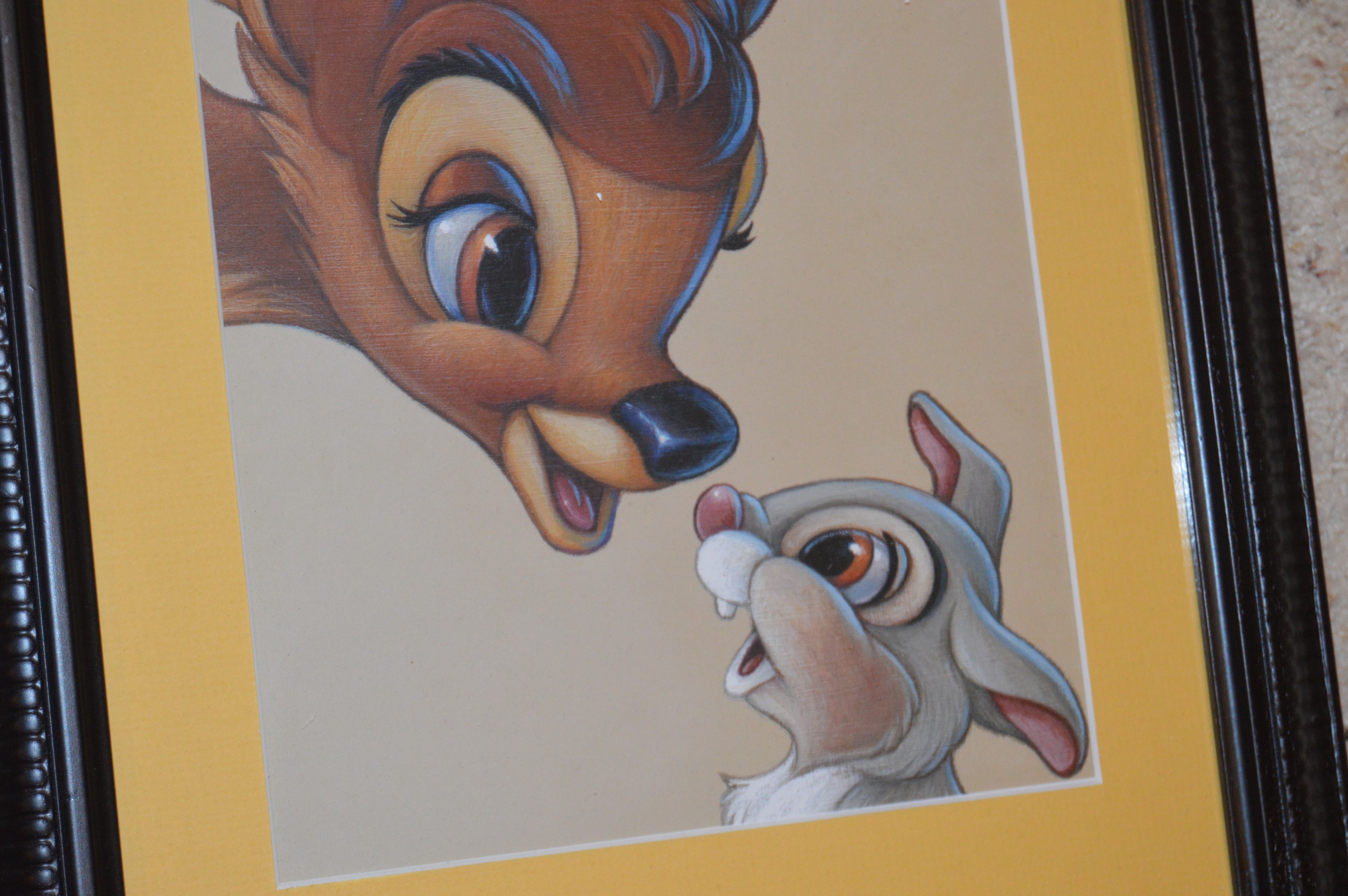 Collection of Four Framed Disney Offset Lithographs