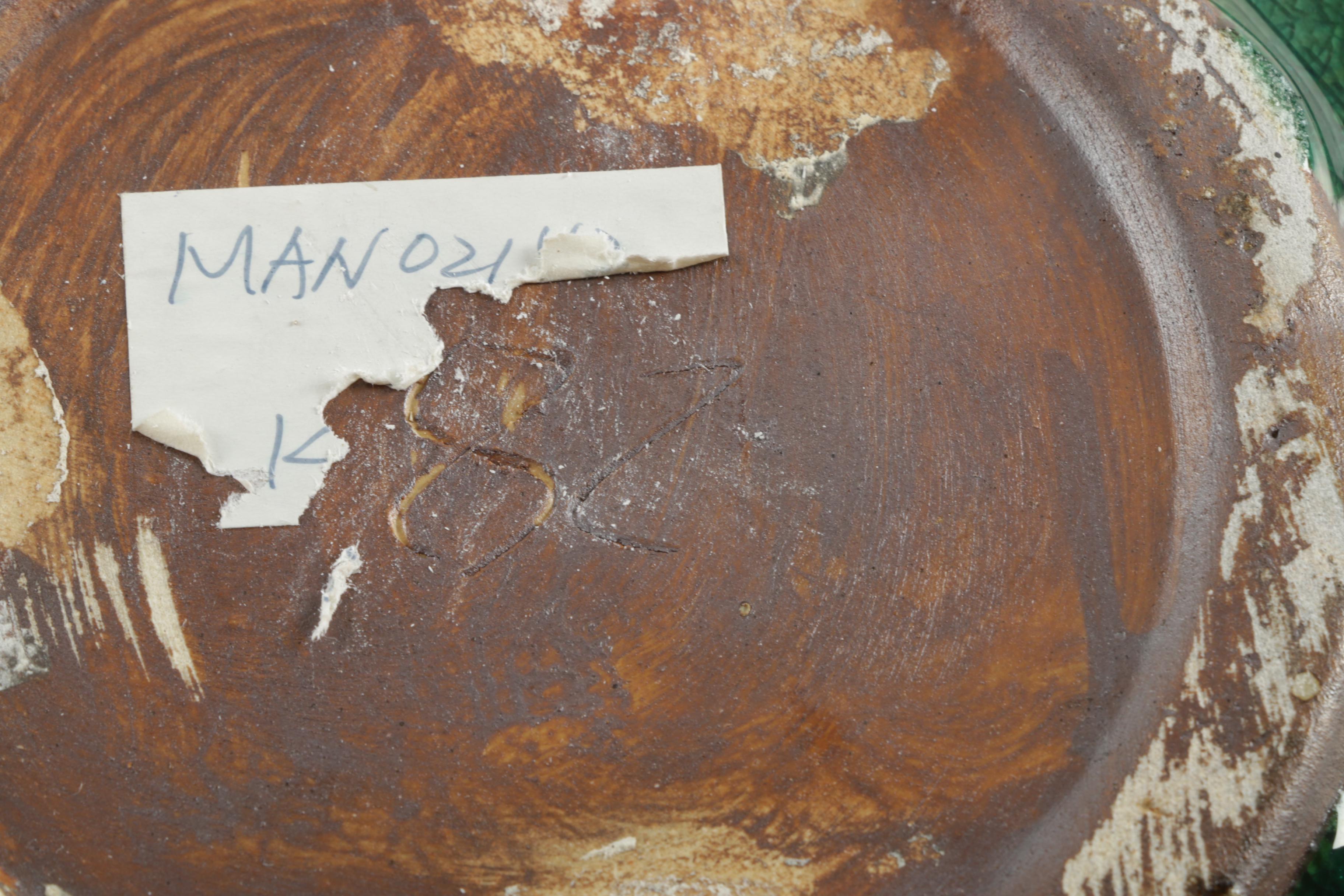 Handmade Frog Motif Ceramic Bowl