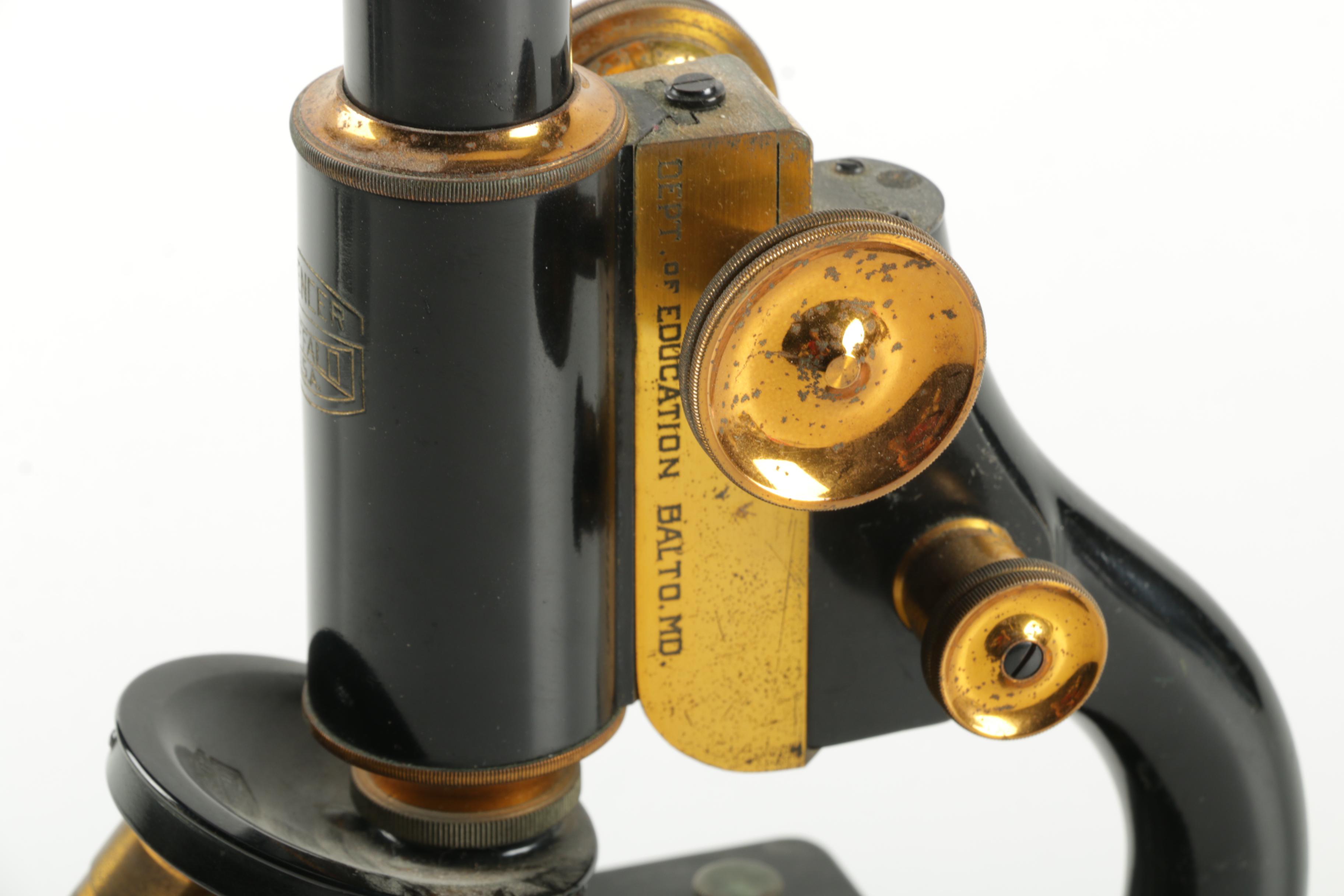 Vintage Spencer Monocular Microscope