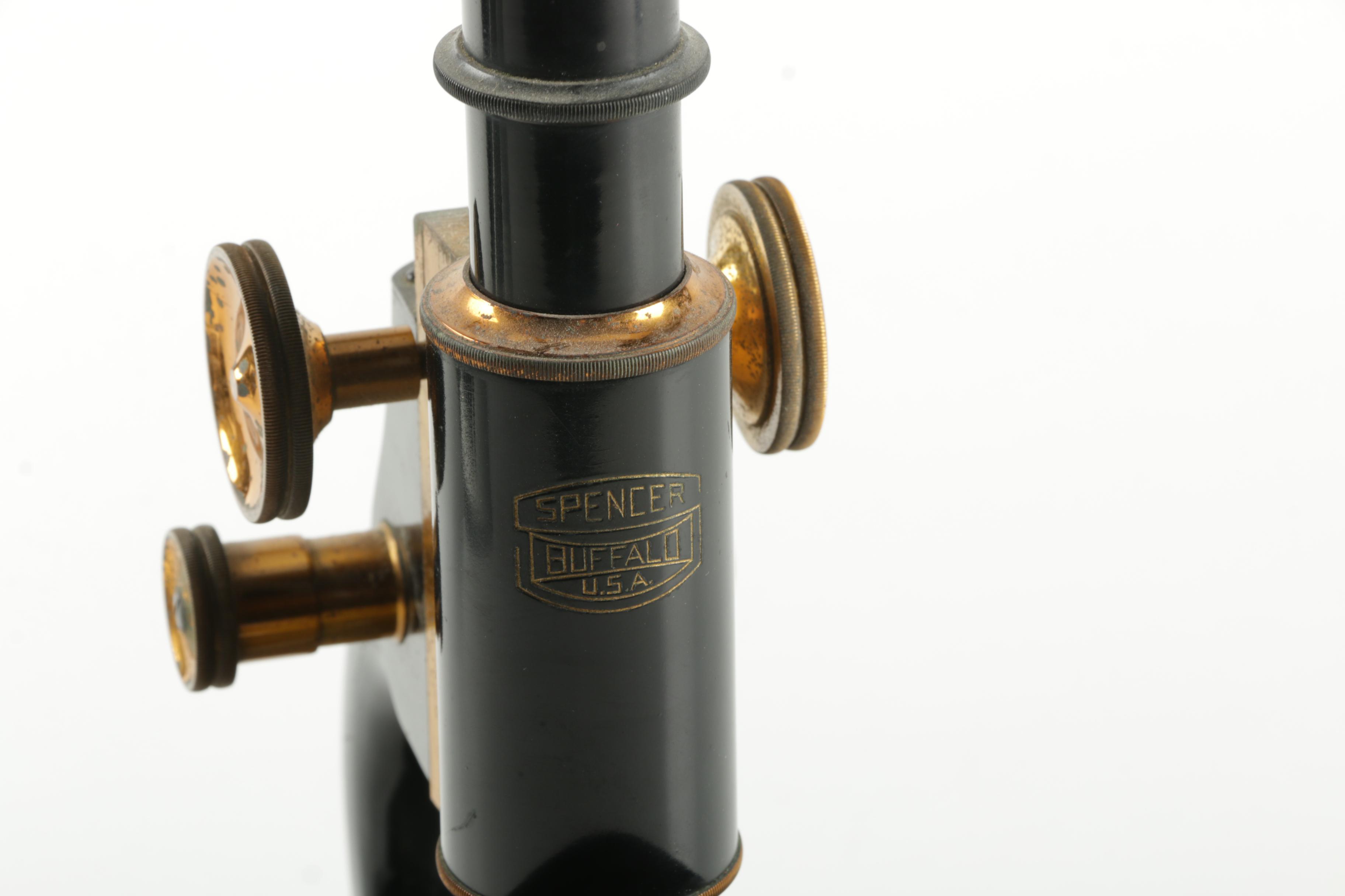 Vintage Spencer Monocular Microscope