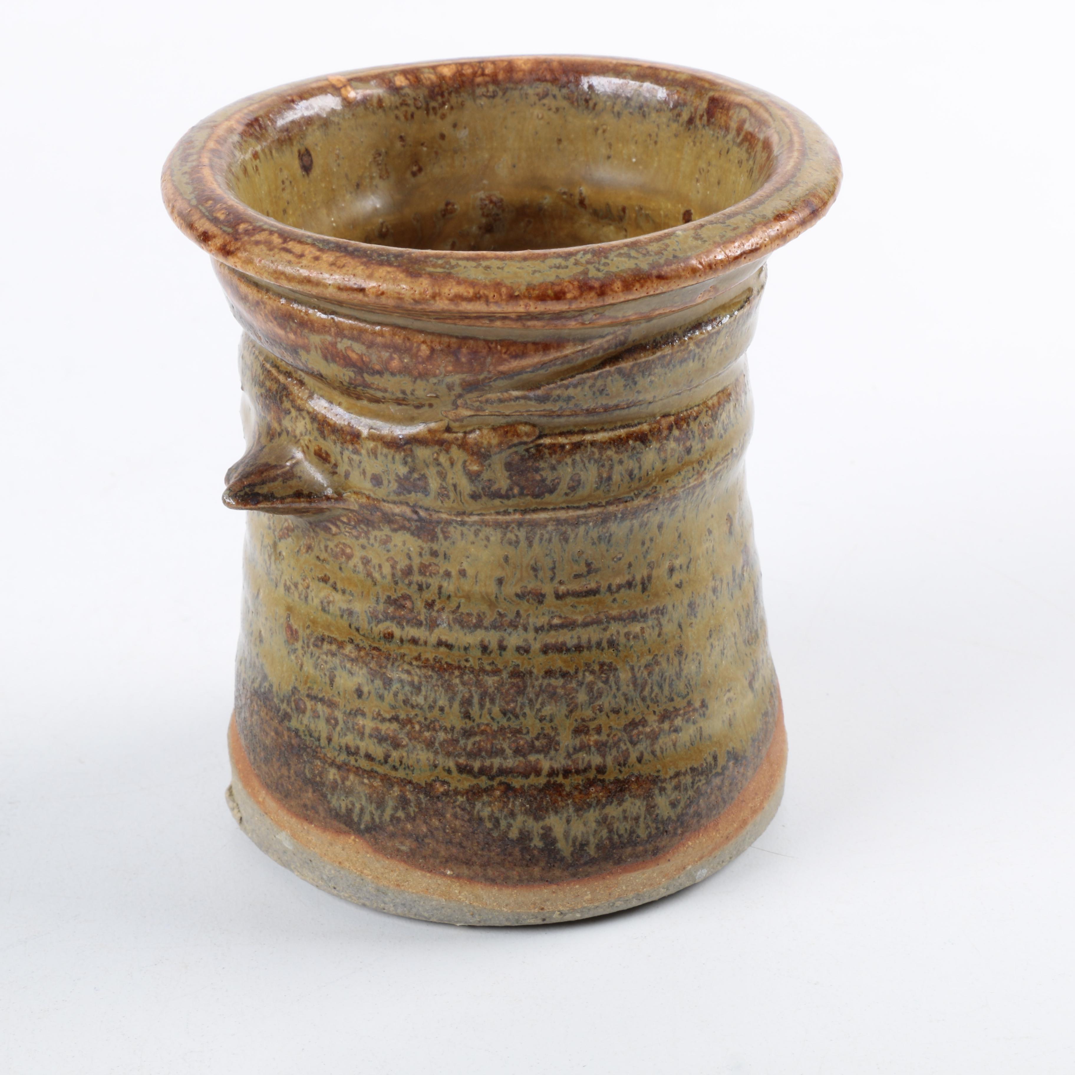 Collection of Handbuilt and Thrown Stoneware Decor