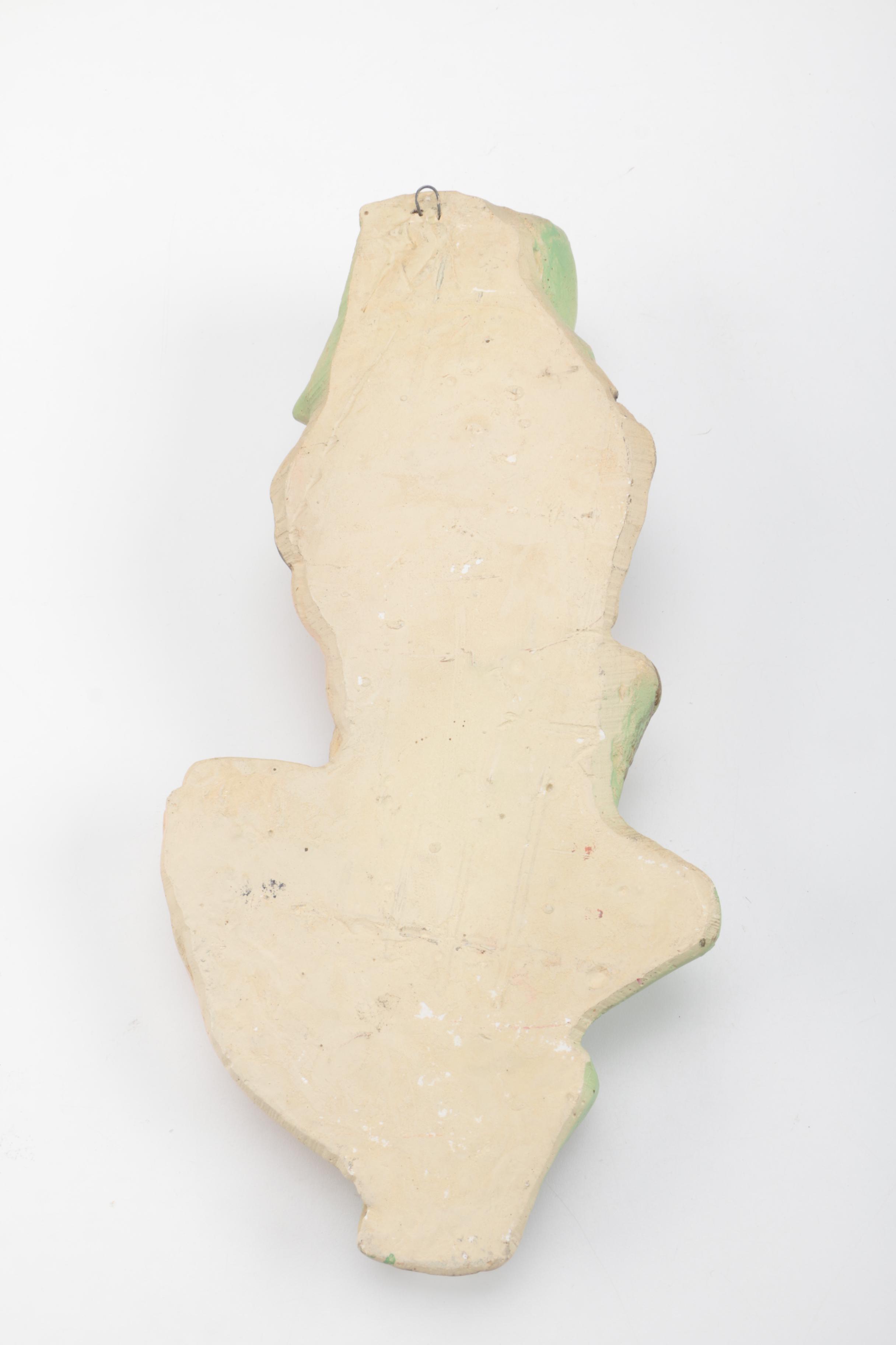 Chinese Inspired Chalkware Wall Decor