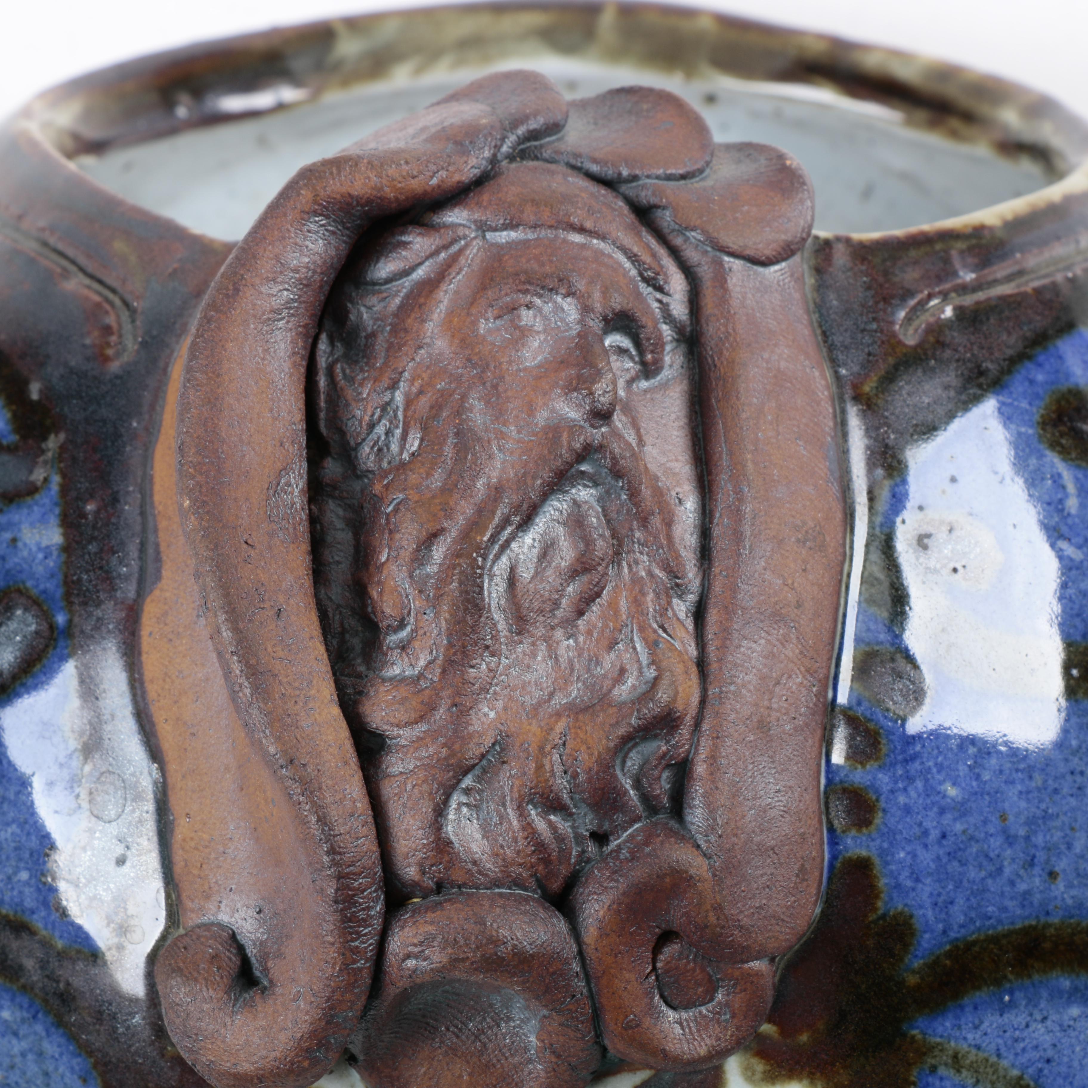 Handbuilt Stoneware Wall Pocket and Dish