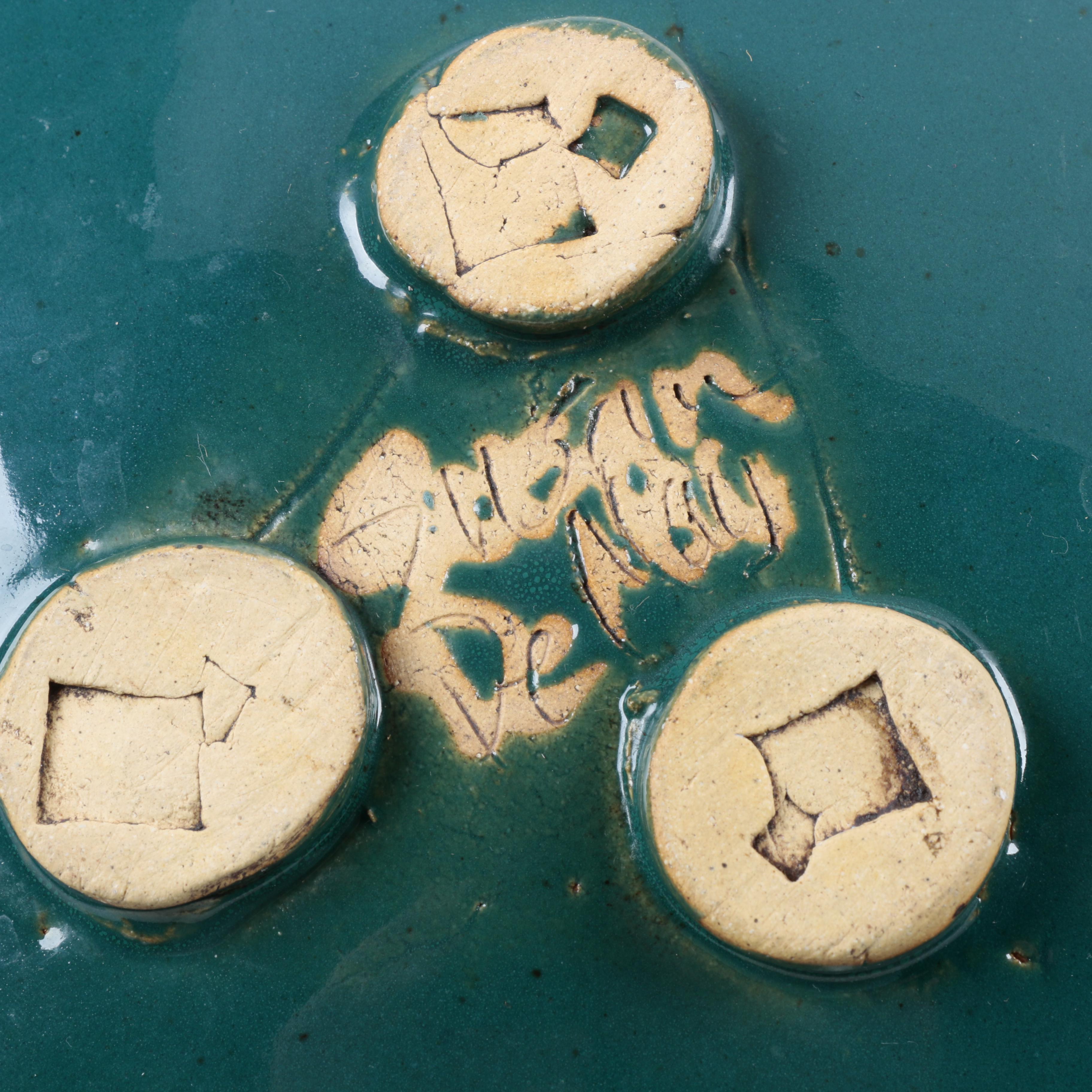 Handbuilt Stoneware Wall Pocket and Dish