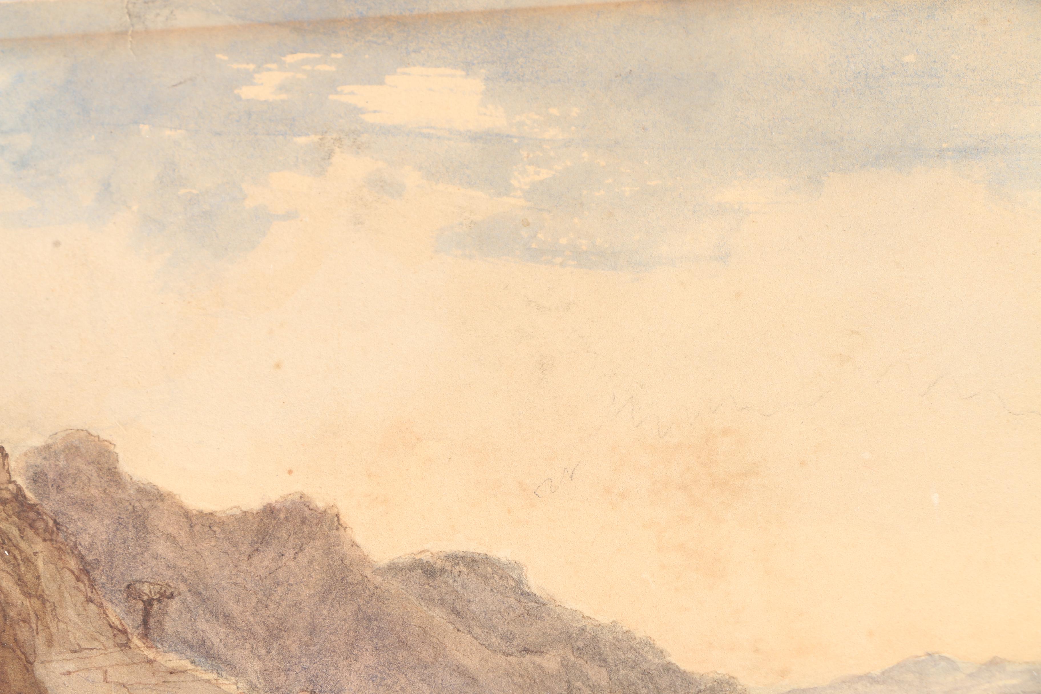 Watercolor Painting "Amalphi from Convent Inn"