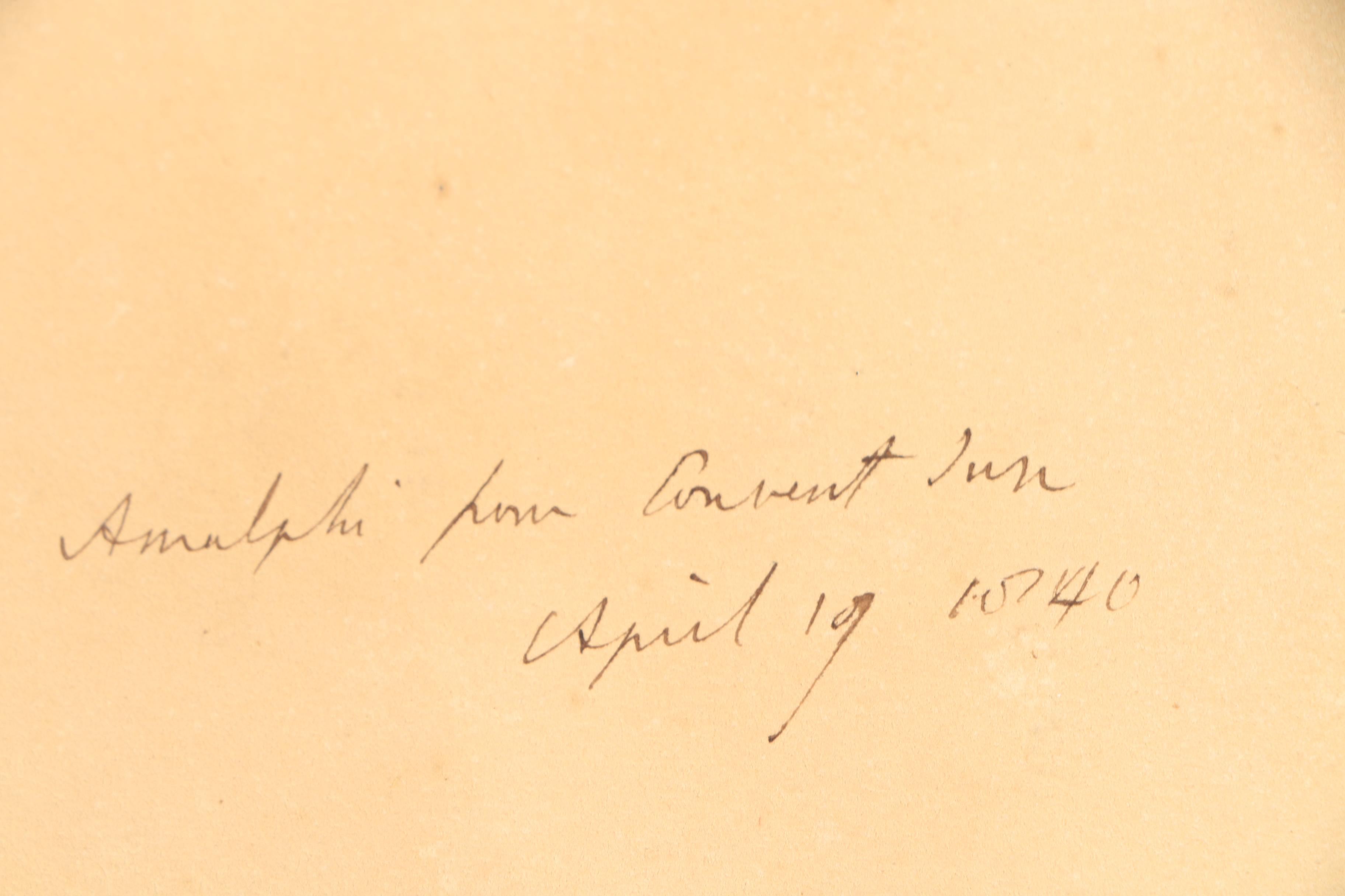 Watercolor Painting "Amalphi from Convent Inn"