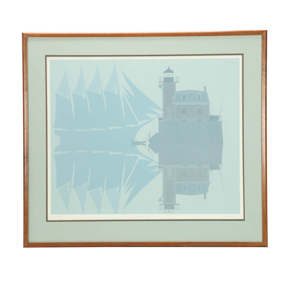 Arthur Seller Limited Edition Serigraph "Jumping Boy"