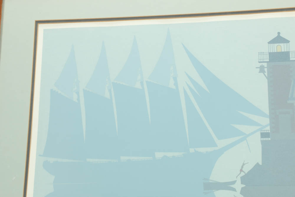 Arthur Seller Limited Edition Serigraph "Jumping Boy"