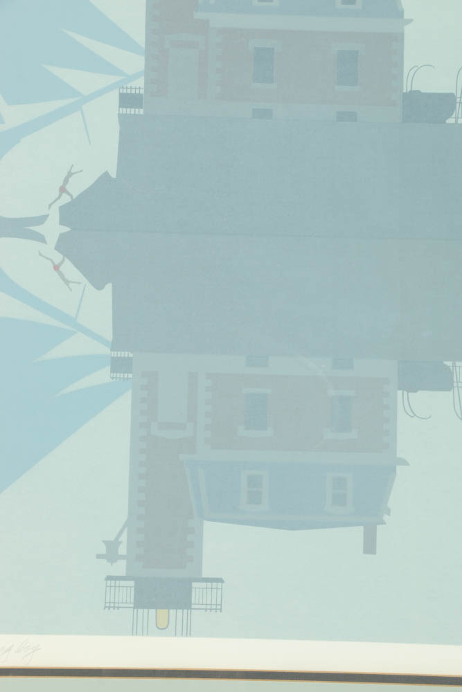 Arthur Seller Limited Edition Serigraph "Jumping Boy"