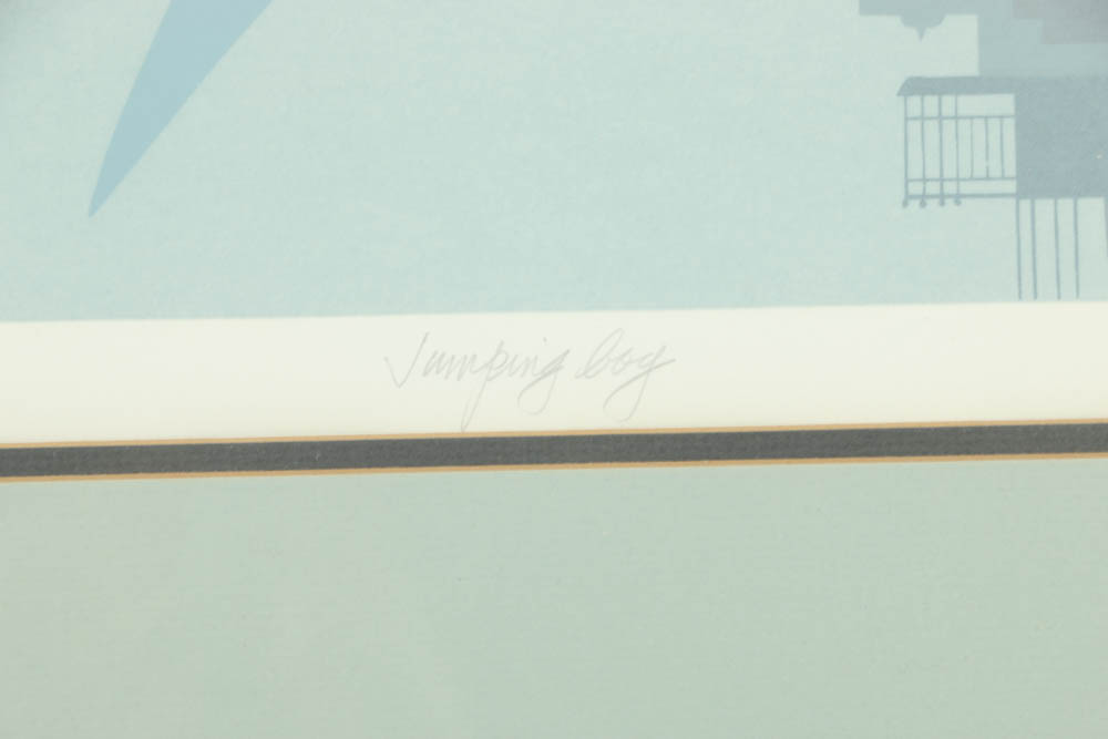 Arthur Seller Limited Edition Serigraph "Jumping Boy"