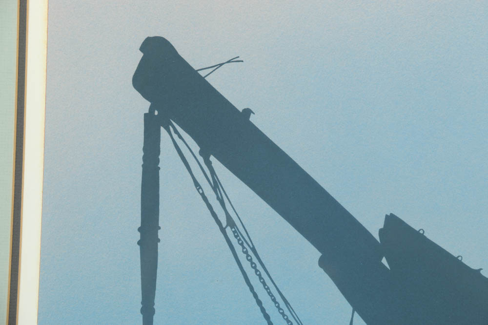 Arthur Seller Limited Edition Serigraph "Wiscasset Ships #2"