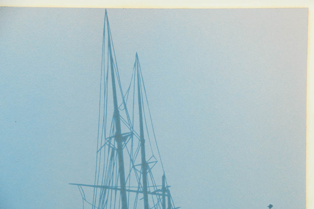 Arthur Seller Limited Edition Serigraph "Wiscasset Ships #2"