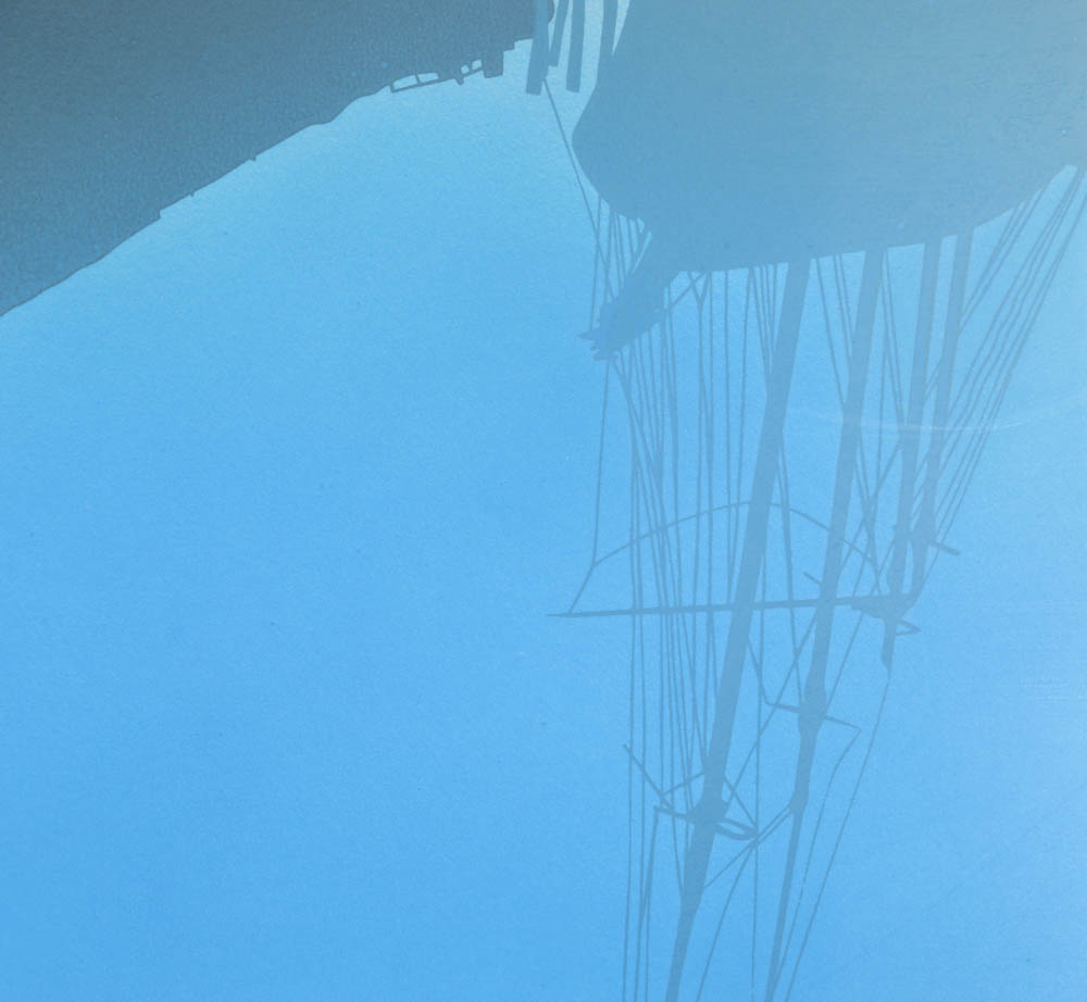 Arthur Seller Limited Edition Serigraph "Wiscasset Ships #2"