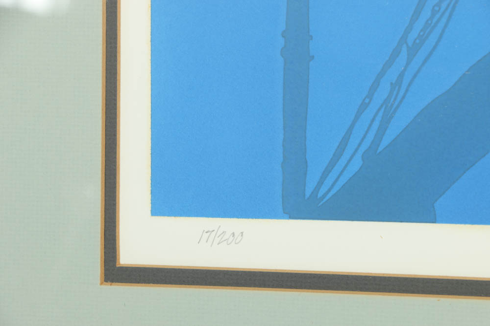 Arthur Seller Limited Edition Serigraph "Wiscasset Ships #2"