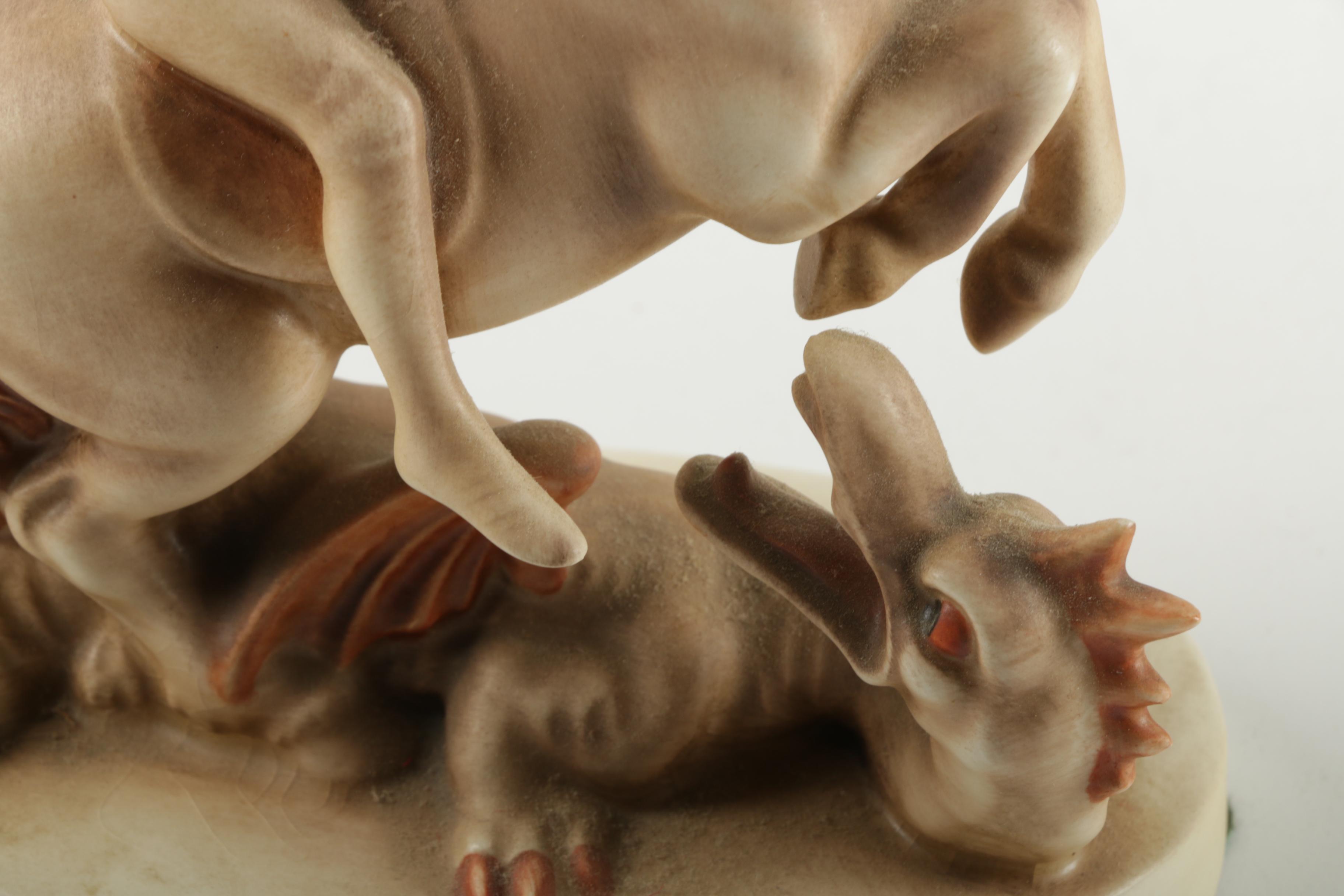 Goebel Hummel "St. George and The Dragon" Porcelain Figurine