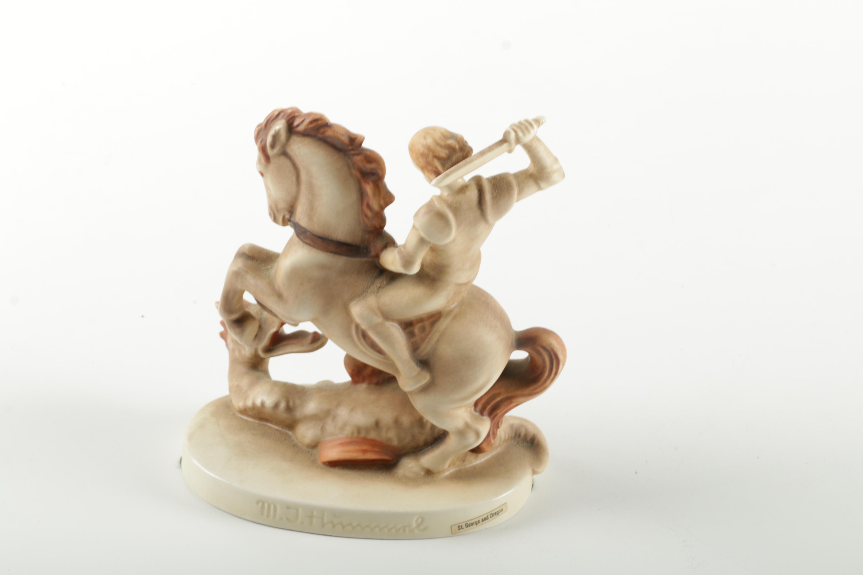 Goebel Hummel "St. George and The Dragon" Porcelain Figurine