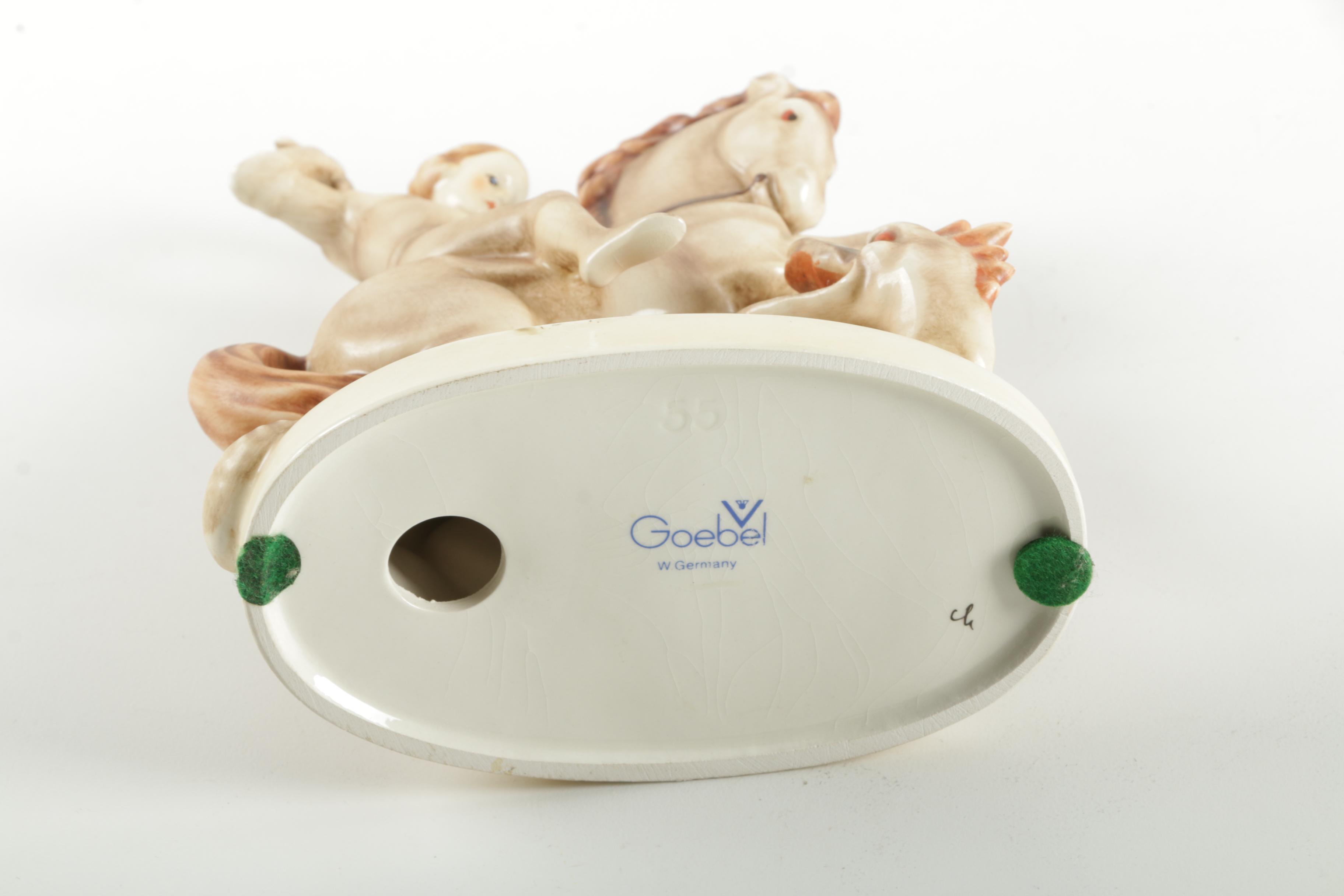 Goebel Hummel "St. George and The Dragon" Porcelain Figurine