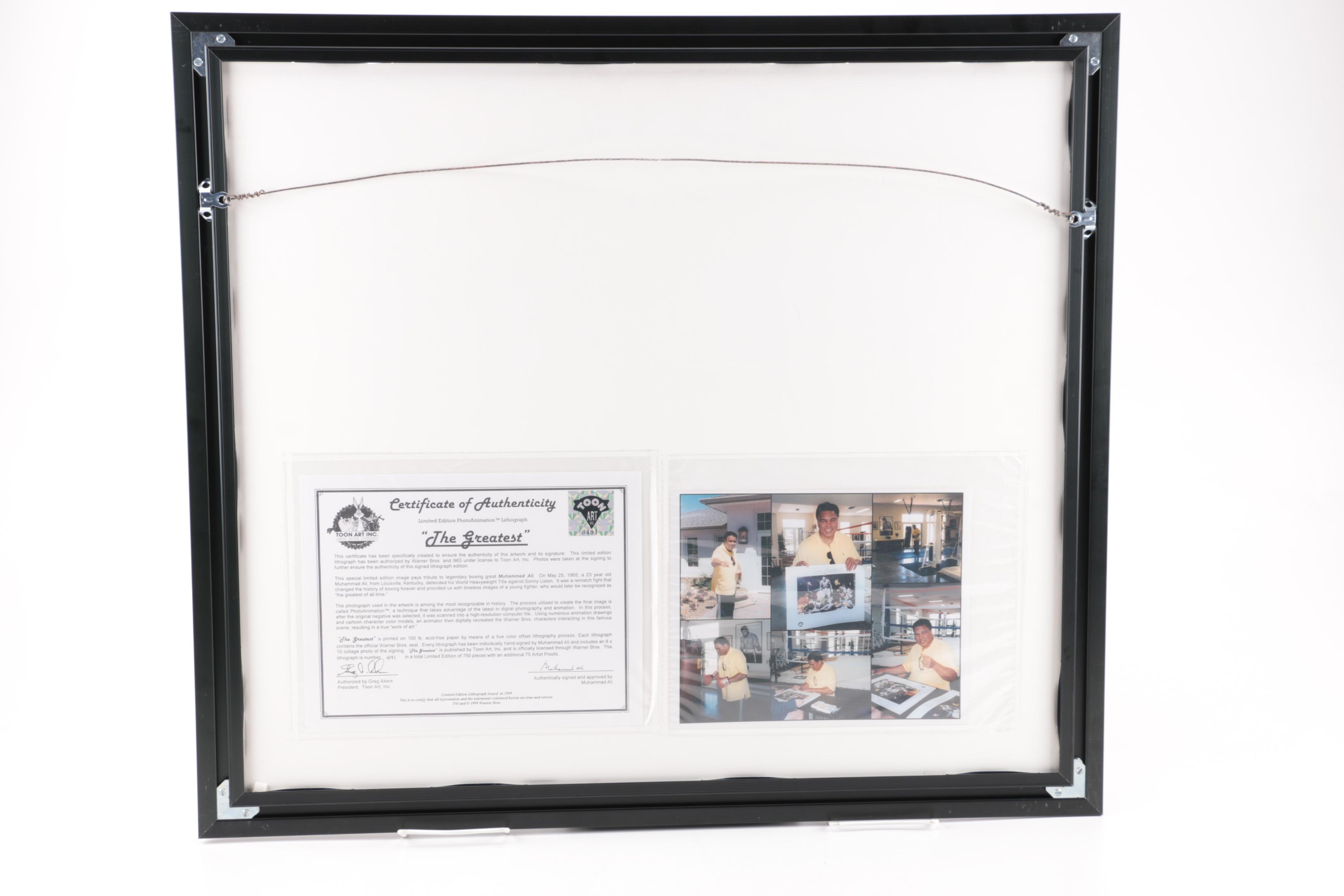 Signed Limited Edition Muhammad Ali Print "The Greatest"