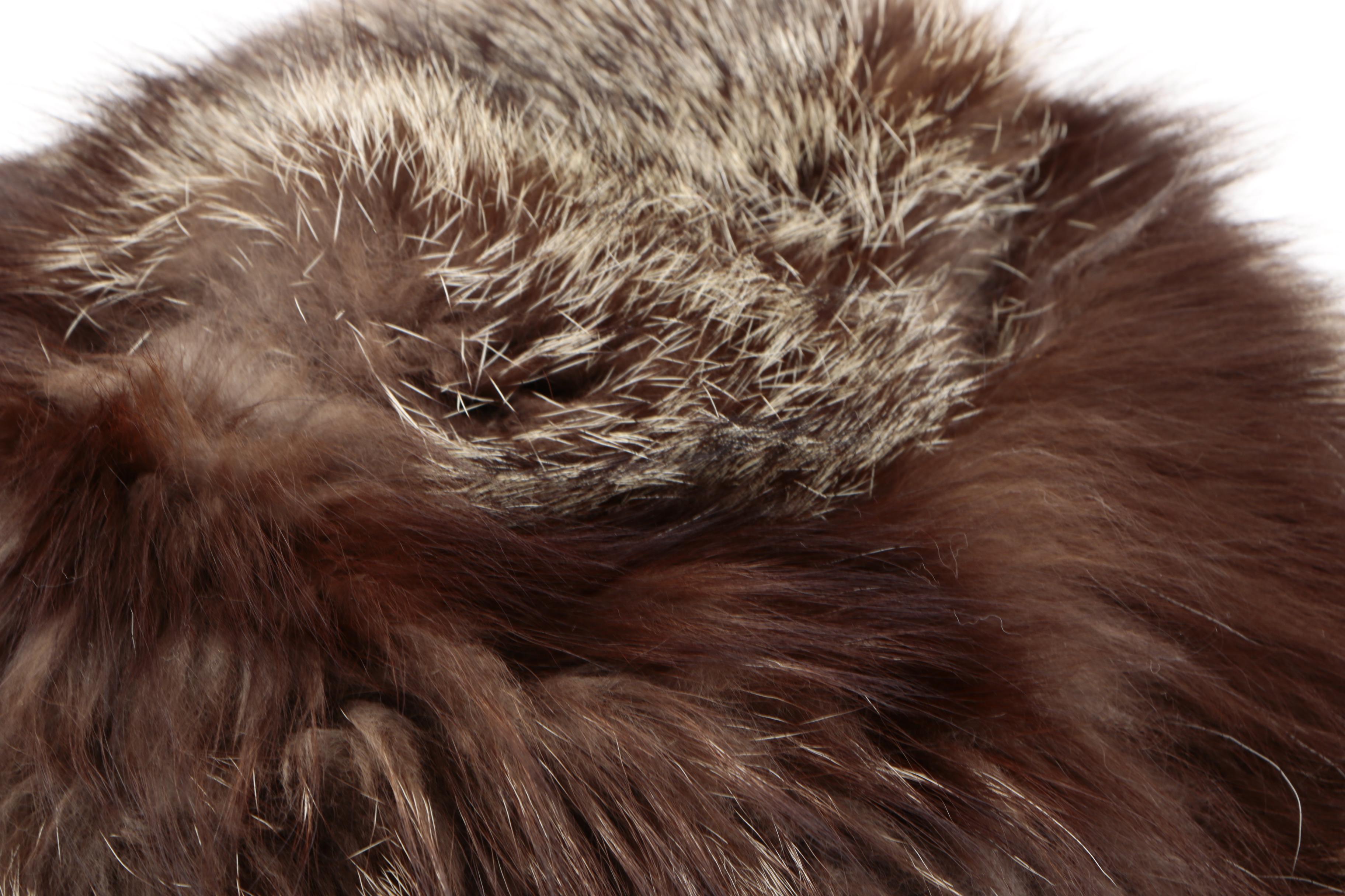 Vintage Fur Hats and Platinum Mink Collar