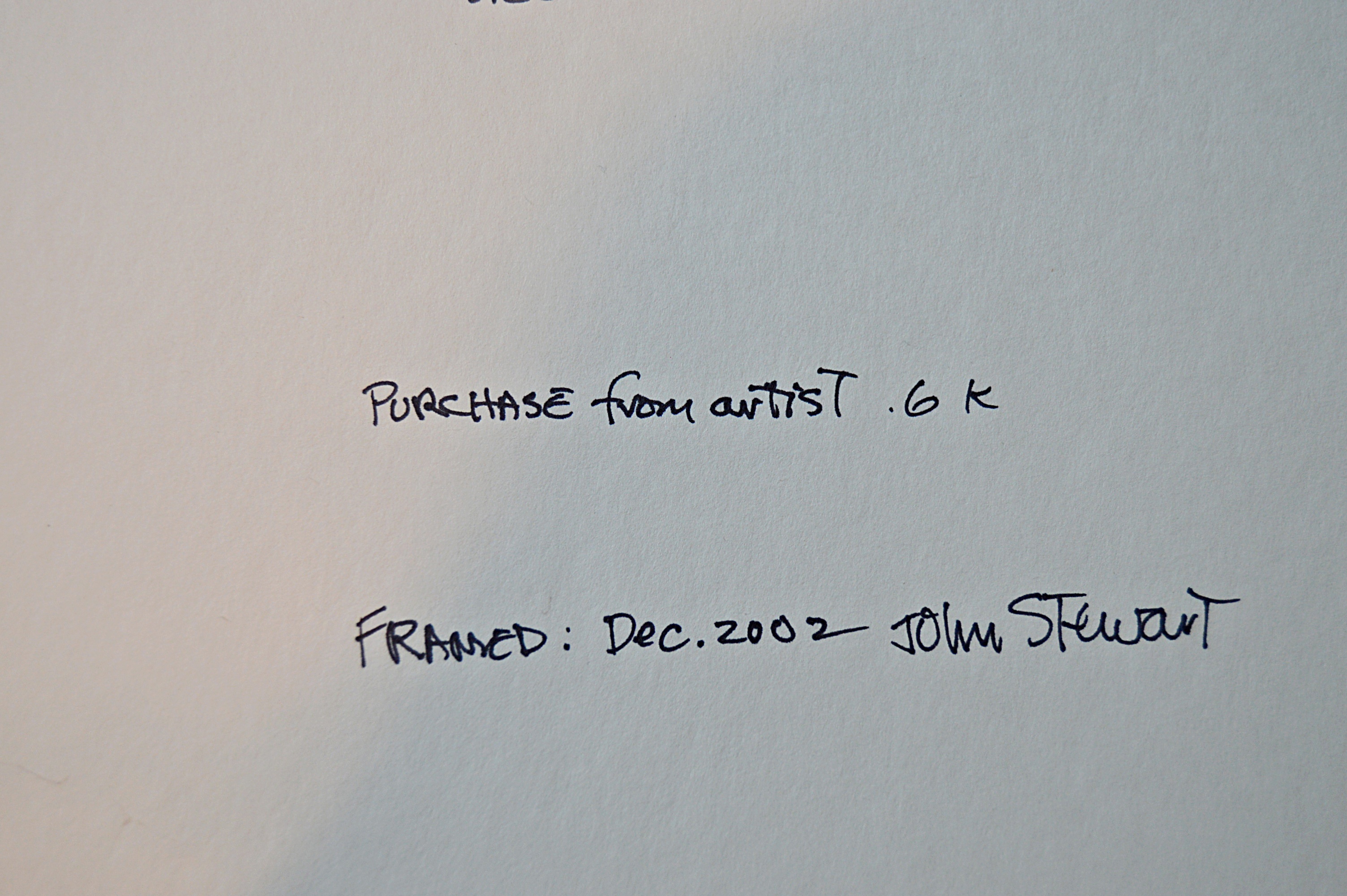 Art Werger Mixed Media on Paper Streetscape