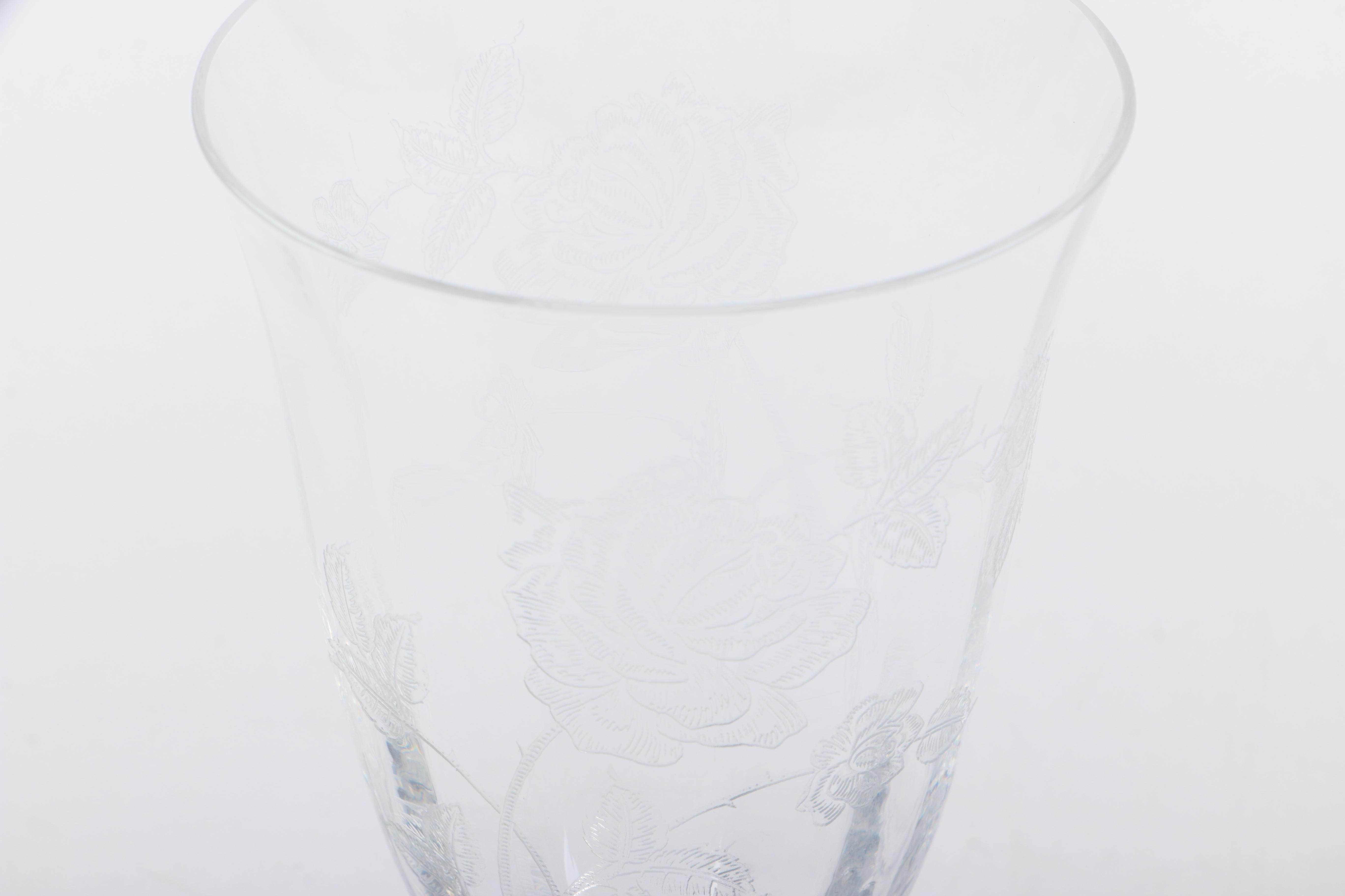 Assortment of Crystal Cocktail Glasses