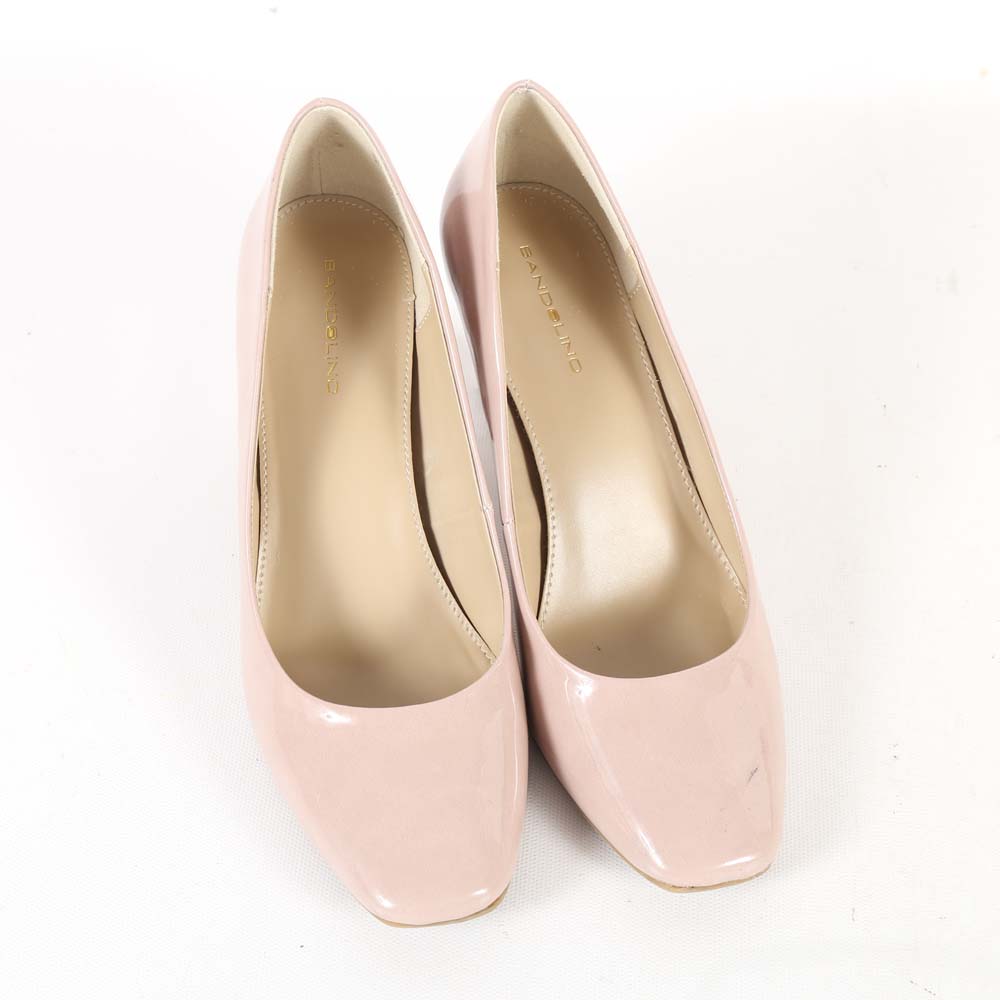 Four Pairs of Women's Leather Shoes including Vaneli and Etienne Aigner