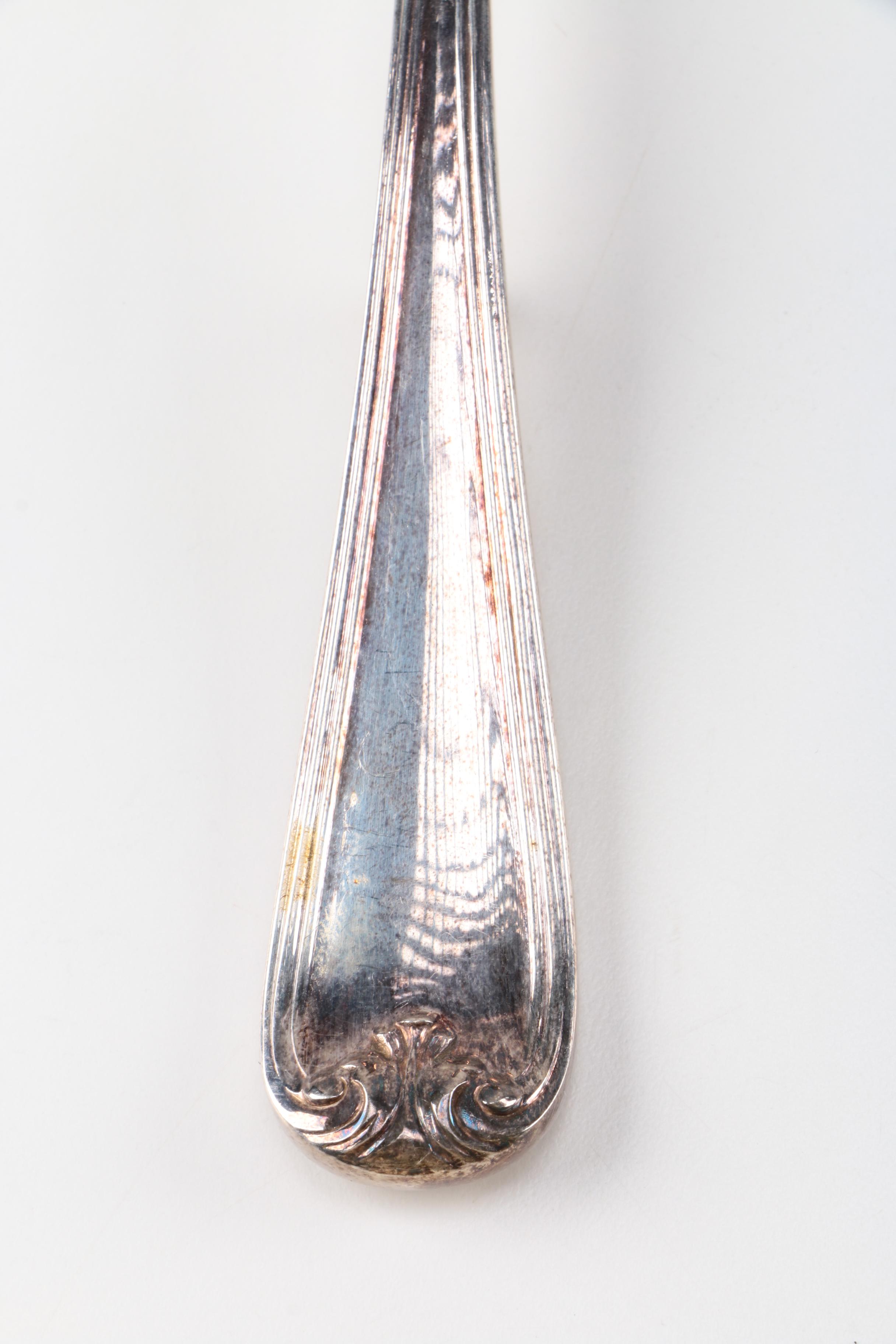 Sheffield Silver Co. Silver Plate Pie Server with Additional Silver Plate