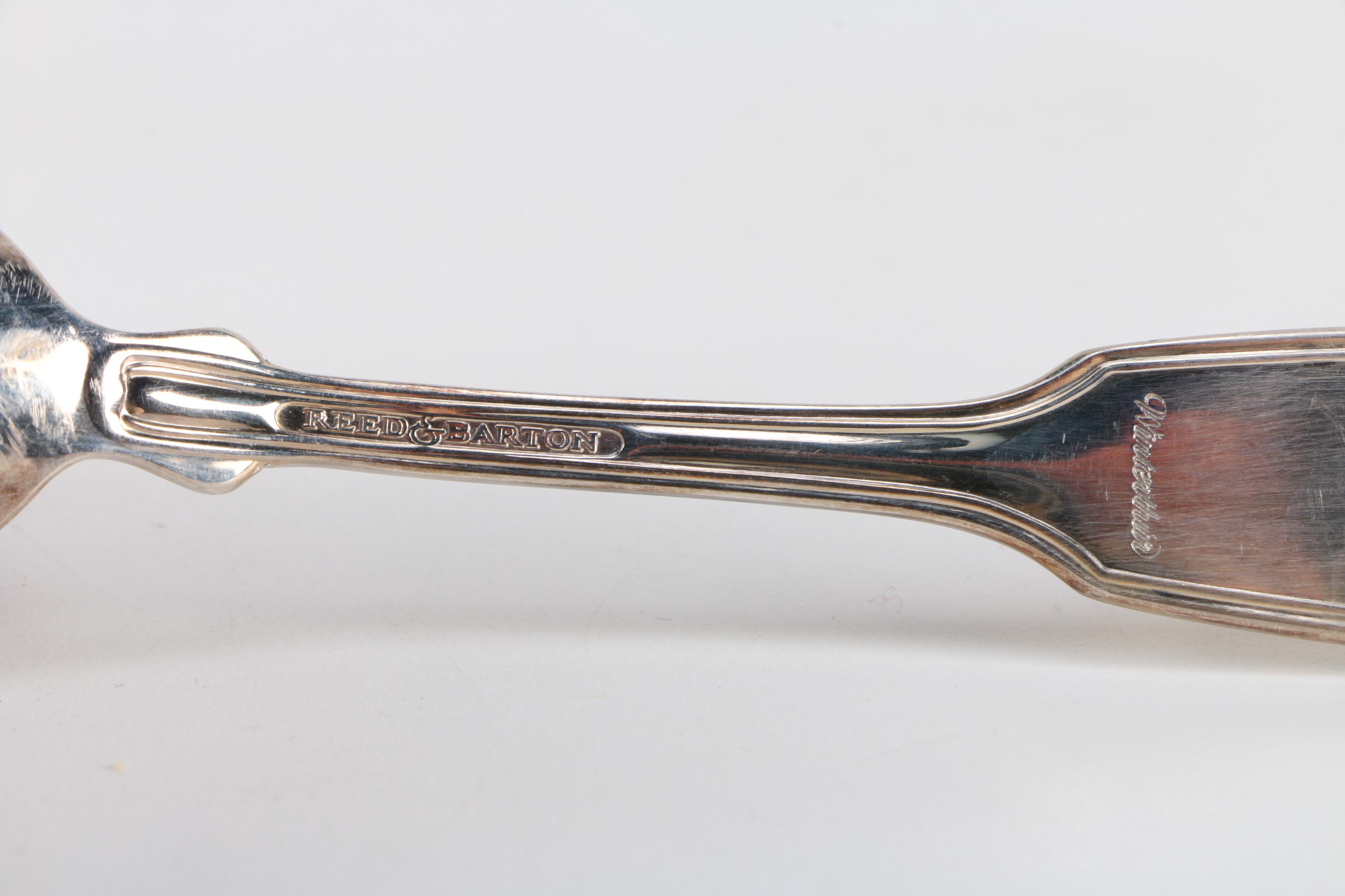 Sheffield Silver Co. Silver Plate Pie Server with Additional Silver Plate