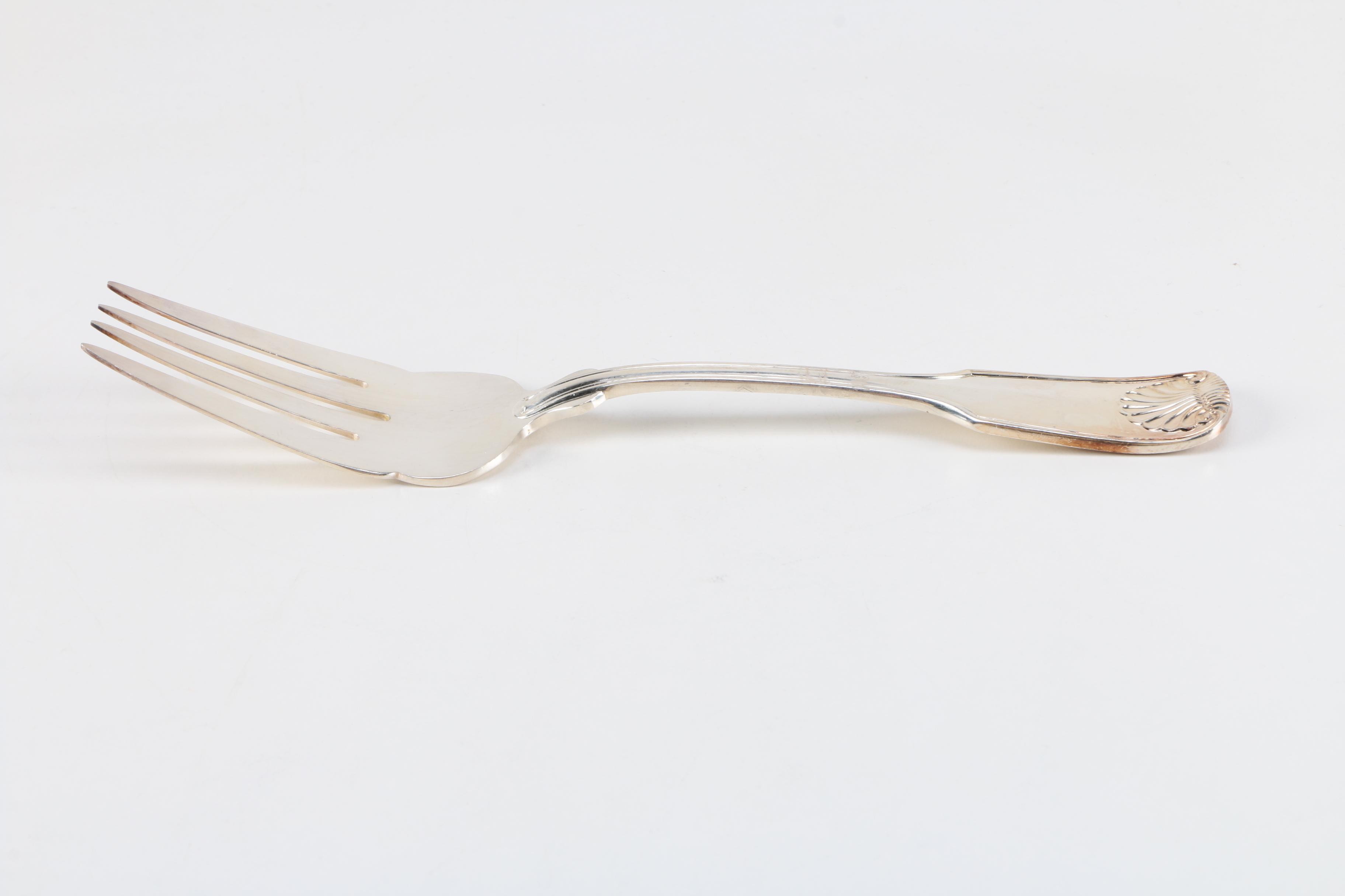 Sheffield Silver Co. Silver Plate Pie Server with Additional Silver Plate