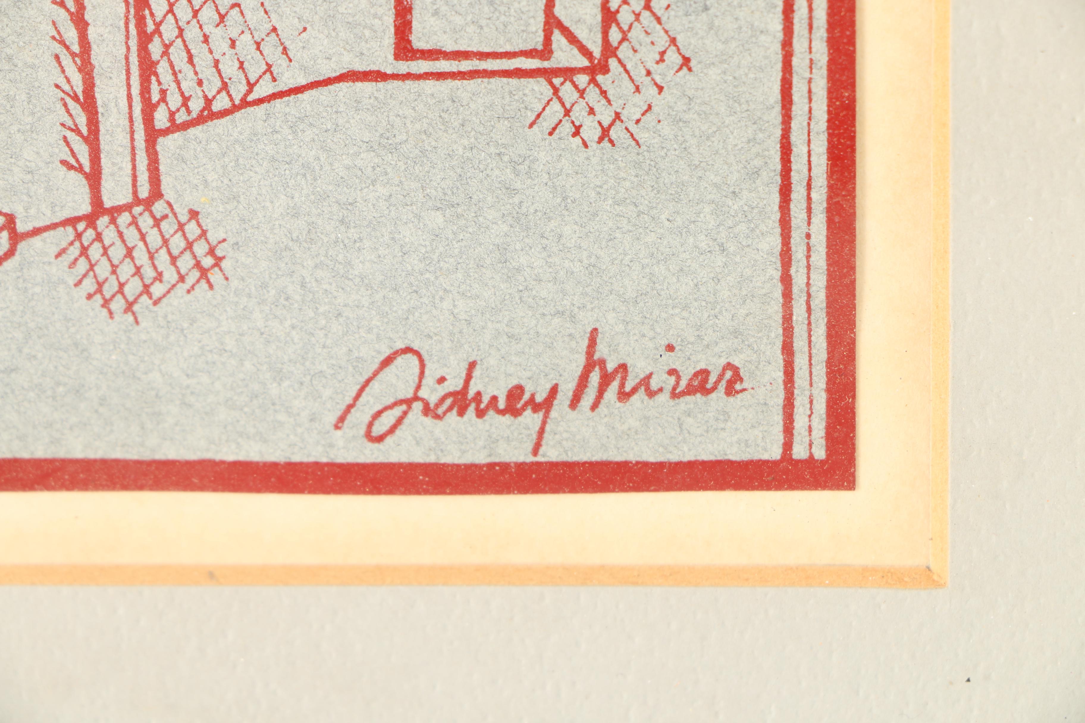 Sidney Miraz Serigraph of Israel