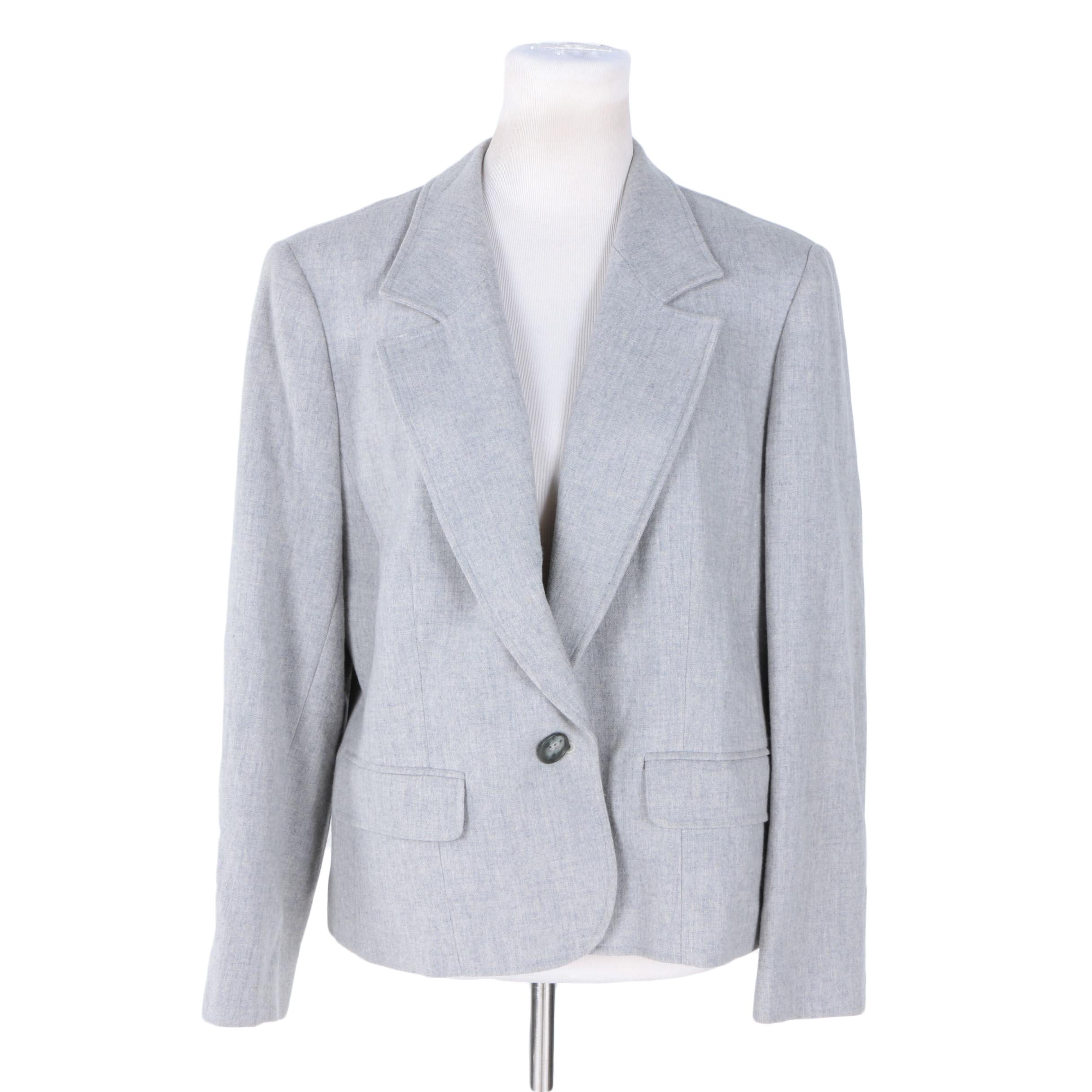 Pendleton Women's Grey Wool Blazer