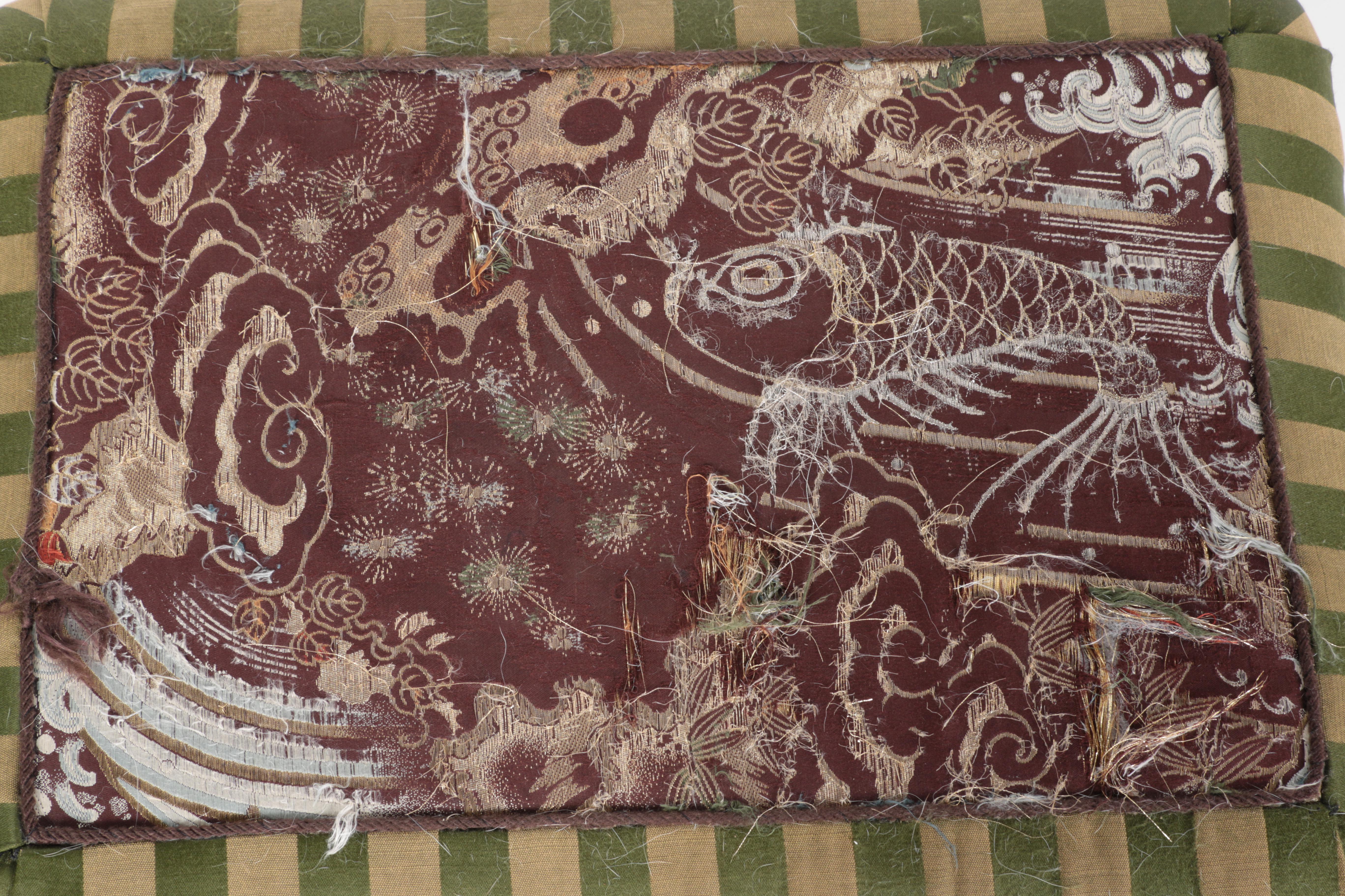 Upholstered Ottoman by Margaret Romero