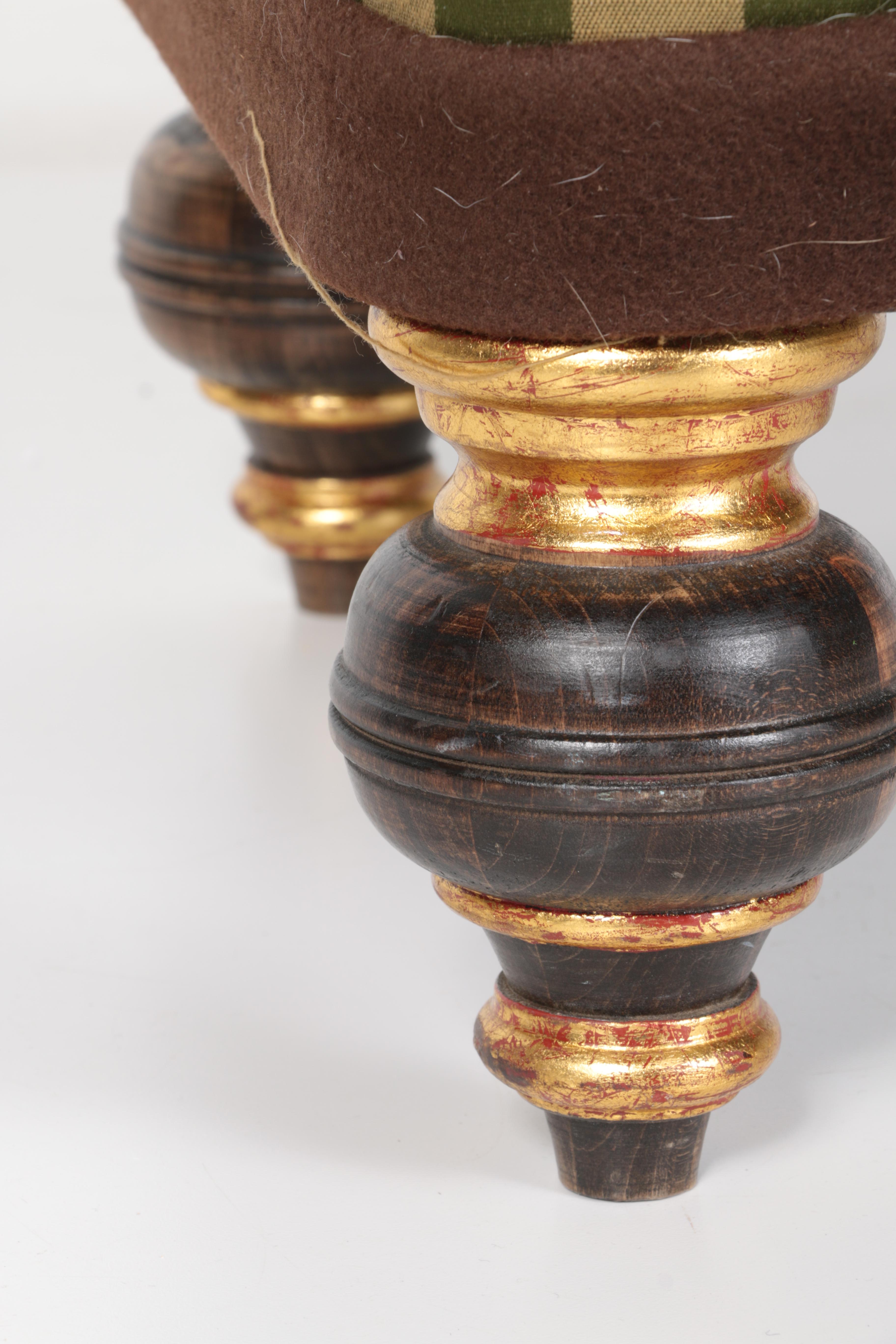 Upholstered Ottoman by Margaret Romero